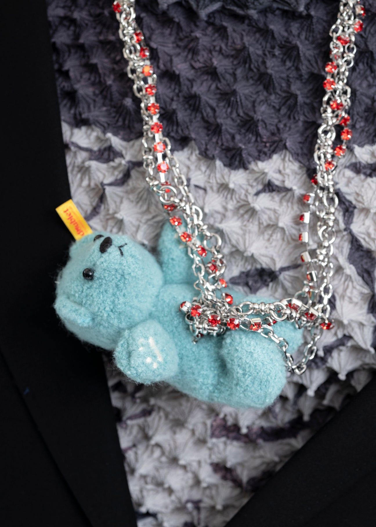 Doublet FW23 Stuffed Bear chain necklace Size ONE SIZE - 3 Thumbnail