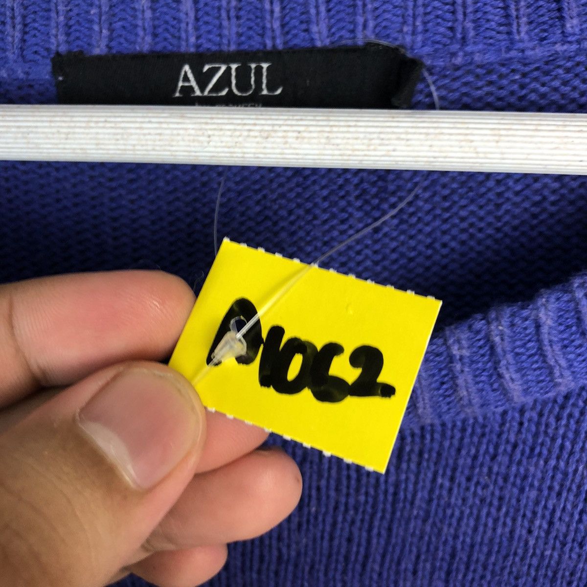 Japanese Brand Azul Purple navajo Knitwear sweatshirt #A1062 Size US L / EU 52-54 / 3 - 12 Thumbnail