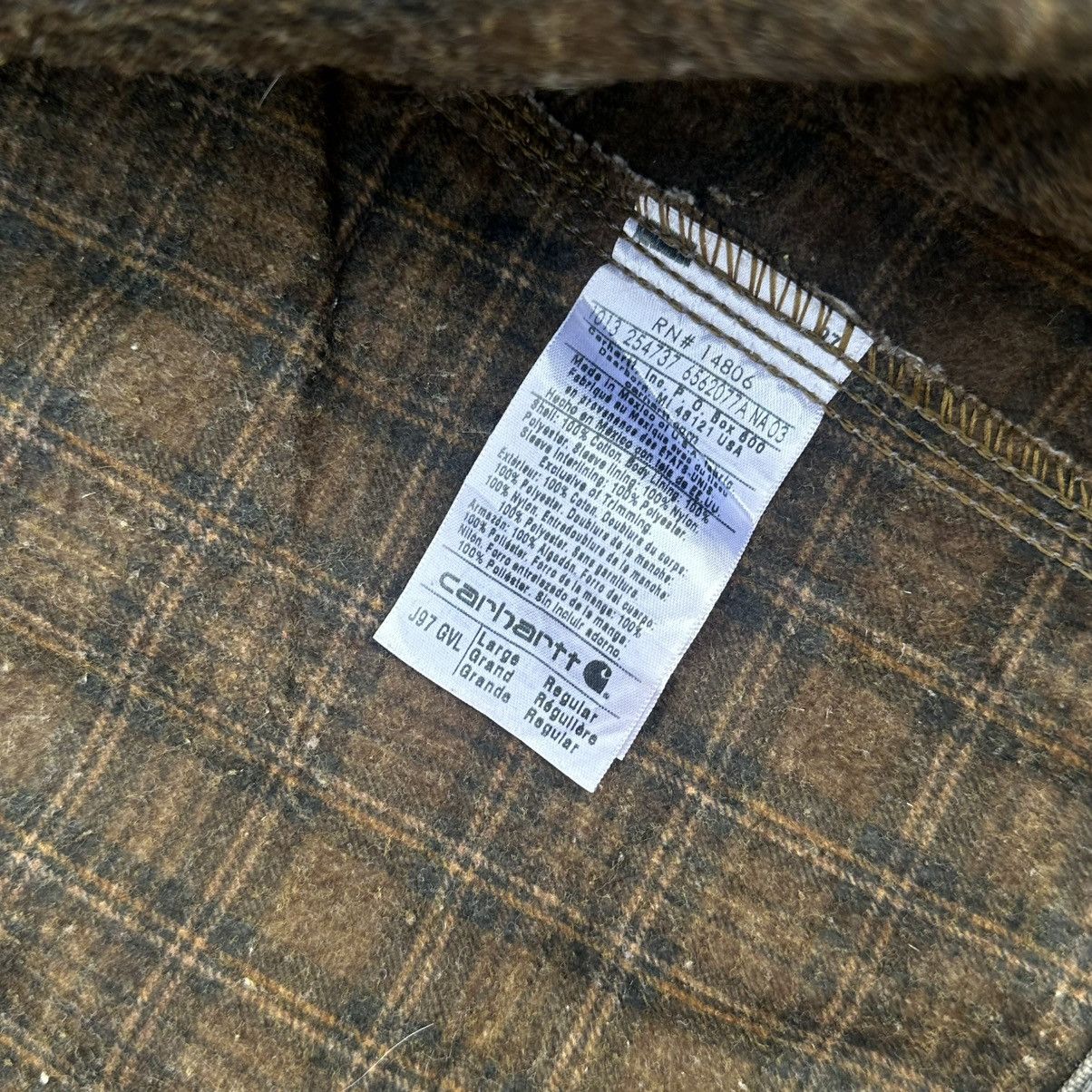 Carhartt Crazy Vintage 00s Faded Carhartt Detroit Jacket J97 GVL Size US L / EU 52-54 / 3 - 4 Thumbnail
