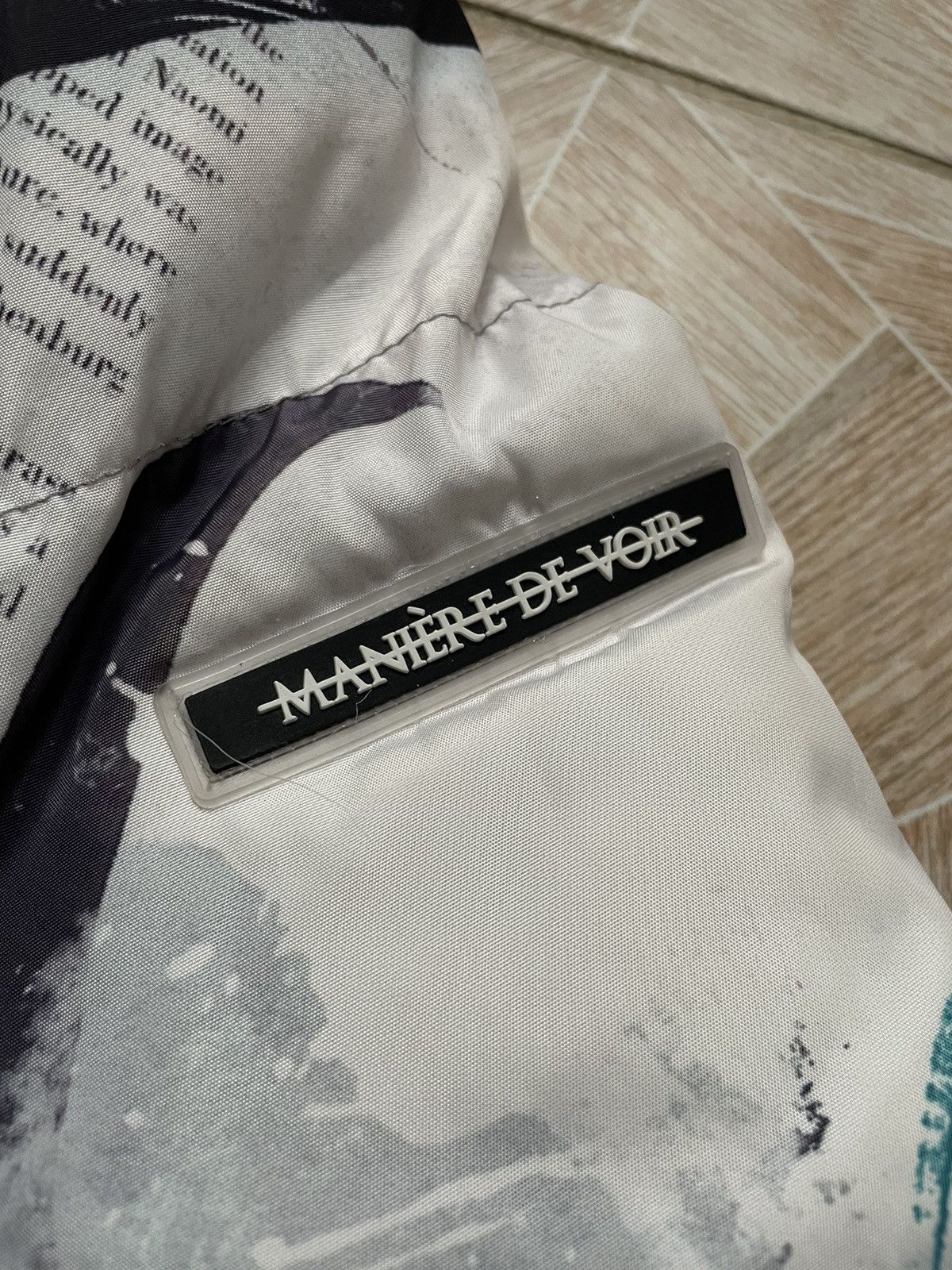 Japanese Brand × Maniere De Vior × Vintage Rare Vintage Maniere De Voir Multi Logo Puffer Down Jacket Size US XS / EU 42 / 0 - 12 Thumbnail