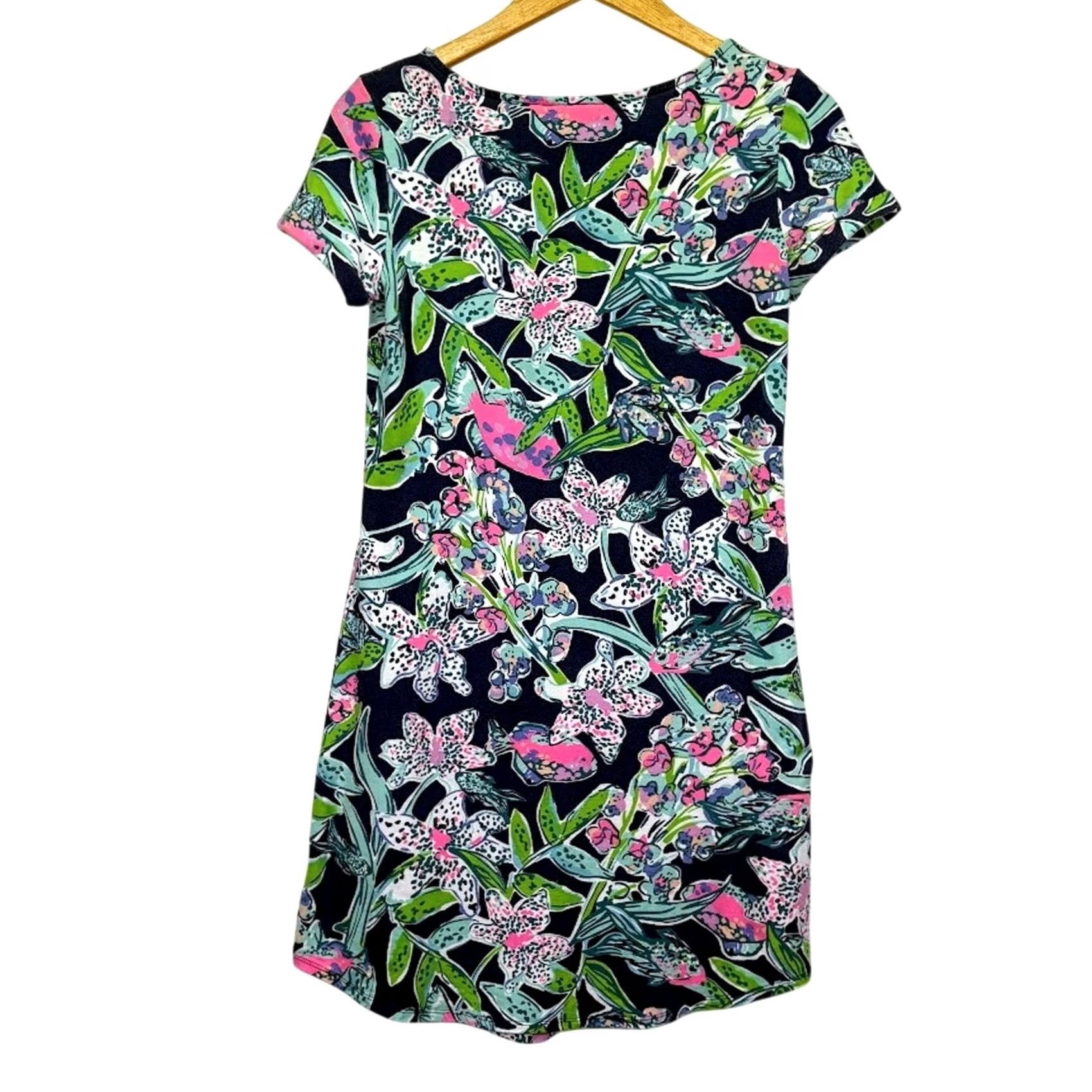 Lilly Pulitzer Lilly Pulitzer Sway Tammy Dress - XS Navy Blue Size XS / US 0-2 / IT 36-38 - 5 Thumbnail