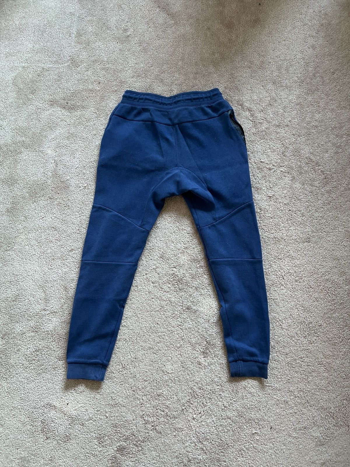 Nike Nike Sportswear Tech Men's Navy Blue Fleece Joggers Medium Size US 28 / EU 44 - 2 Thumbnail