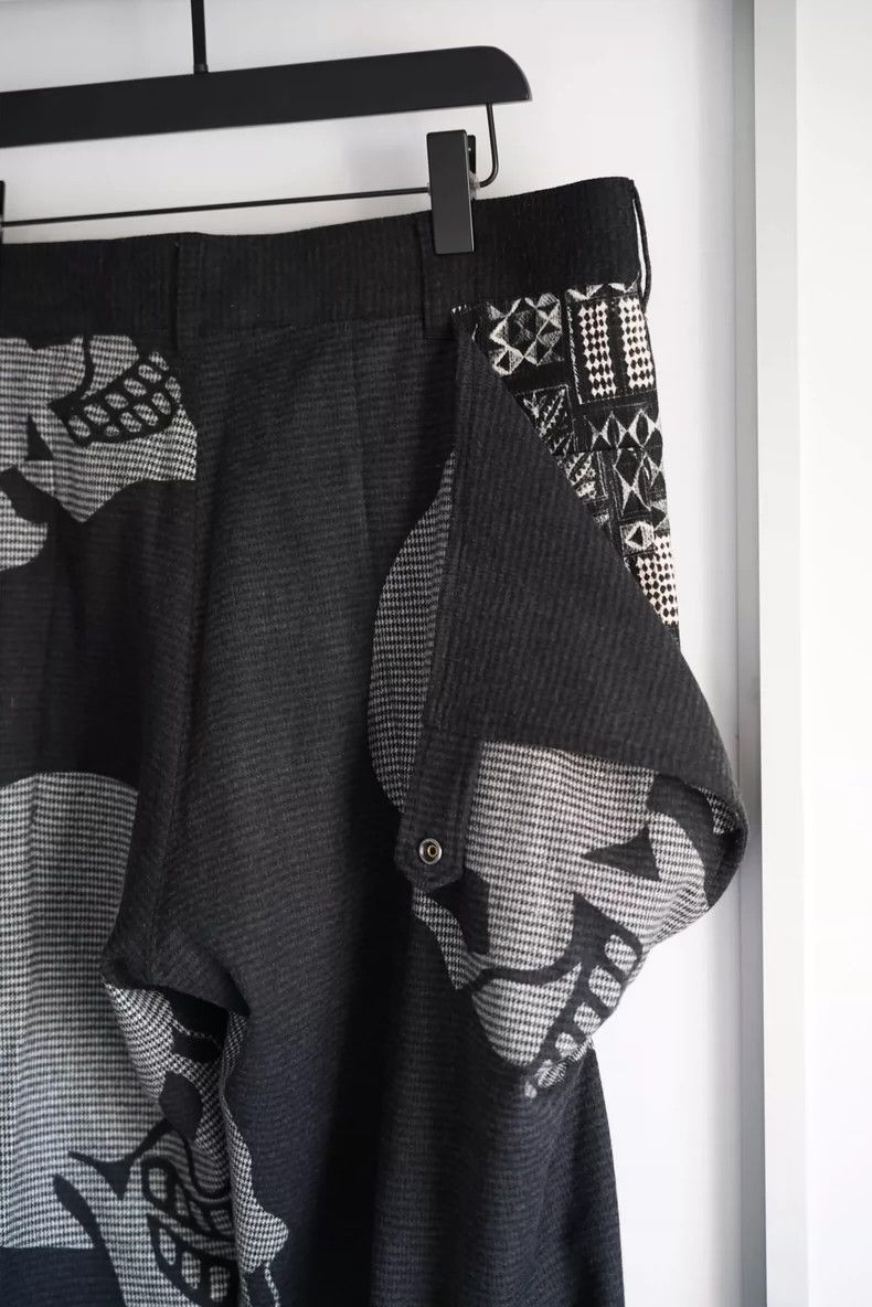 Yohji Yamamoto Yohji Yamamoto Skull Print Wide Leg Pants-2505 Size US 30 / EU 46 - 6 Thumbnail