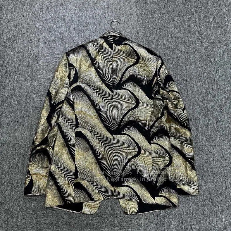 Dries Van Noten Dries Van Noten Optical Swirl Blazer. Size US L / EU 52-54 / 3 - 2 Thumbnail