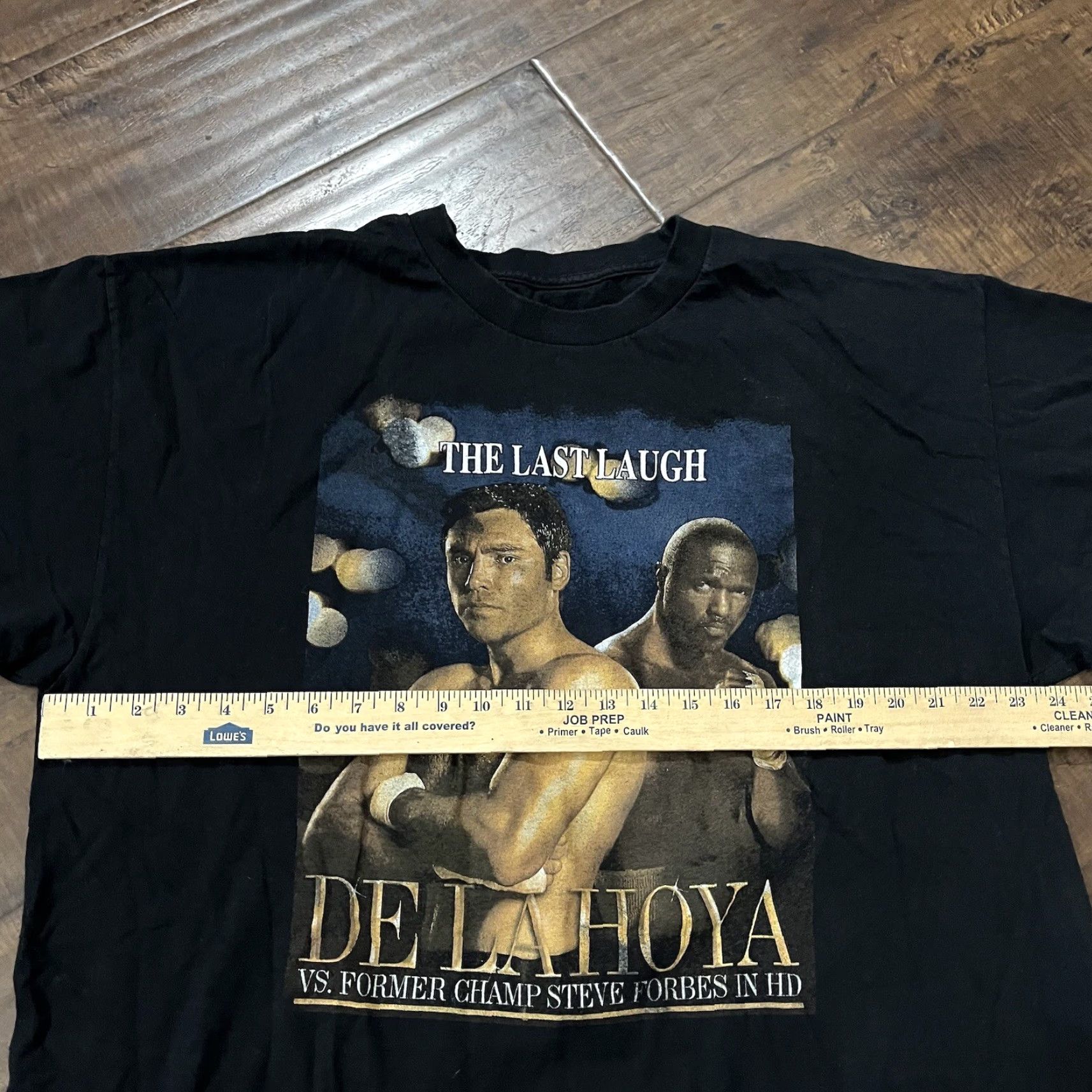 Vintage VINTAGE Oscar De La Hoya Vs Forbes 2008 Boxing Rap Promo T-Shirt Mens XL Black Shirt Mens XL Black Boxing Rap Promo 2008 Vintage Fonts? Size US XL / EU 56 / 4 - 5 Thumbnail