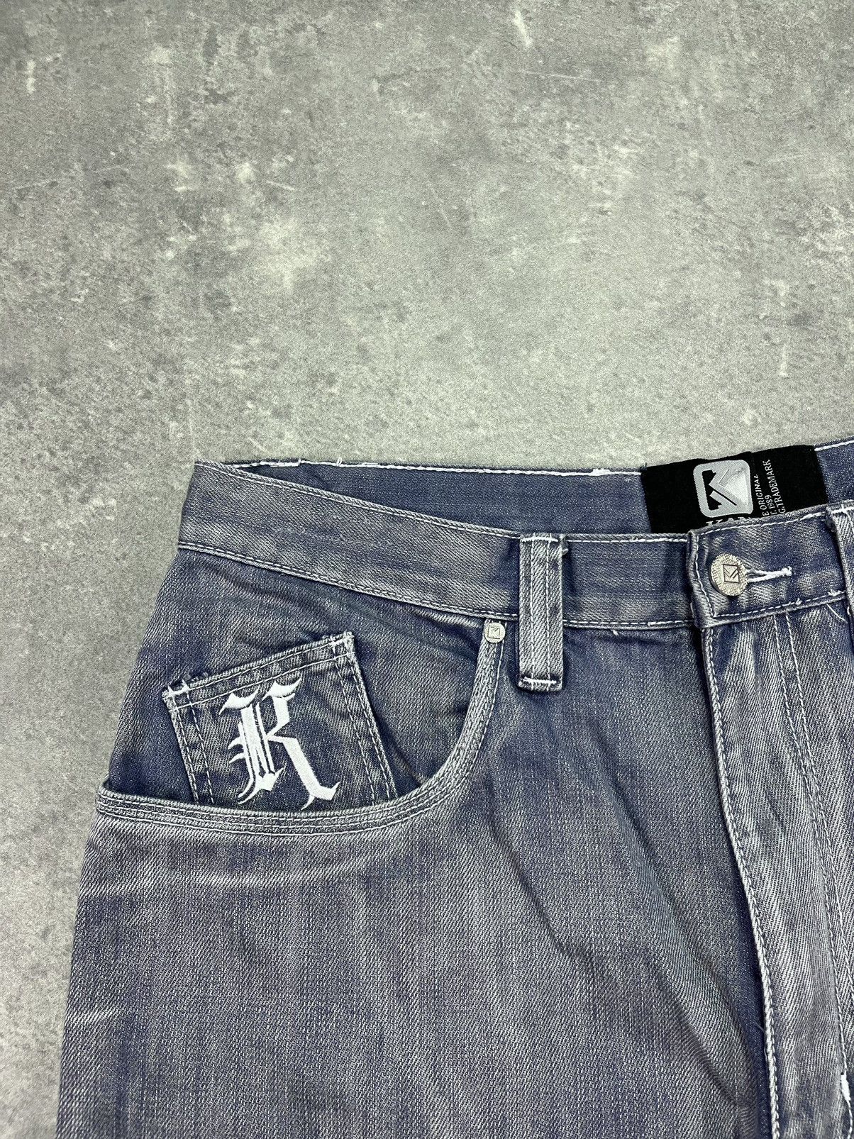 Karl Kani Karl Kani Multilogo Printed Baggy Denim Shorts Jorts 34 Rare Size US 34 / EU 50 - 5 Thumbnail