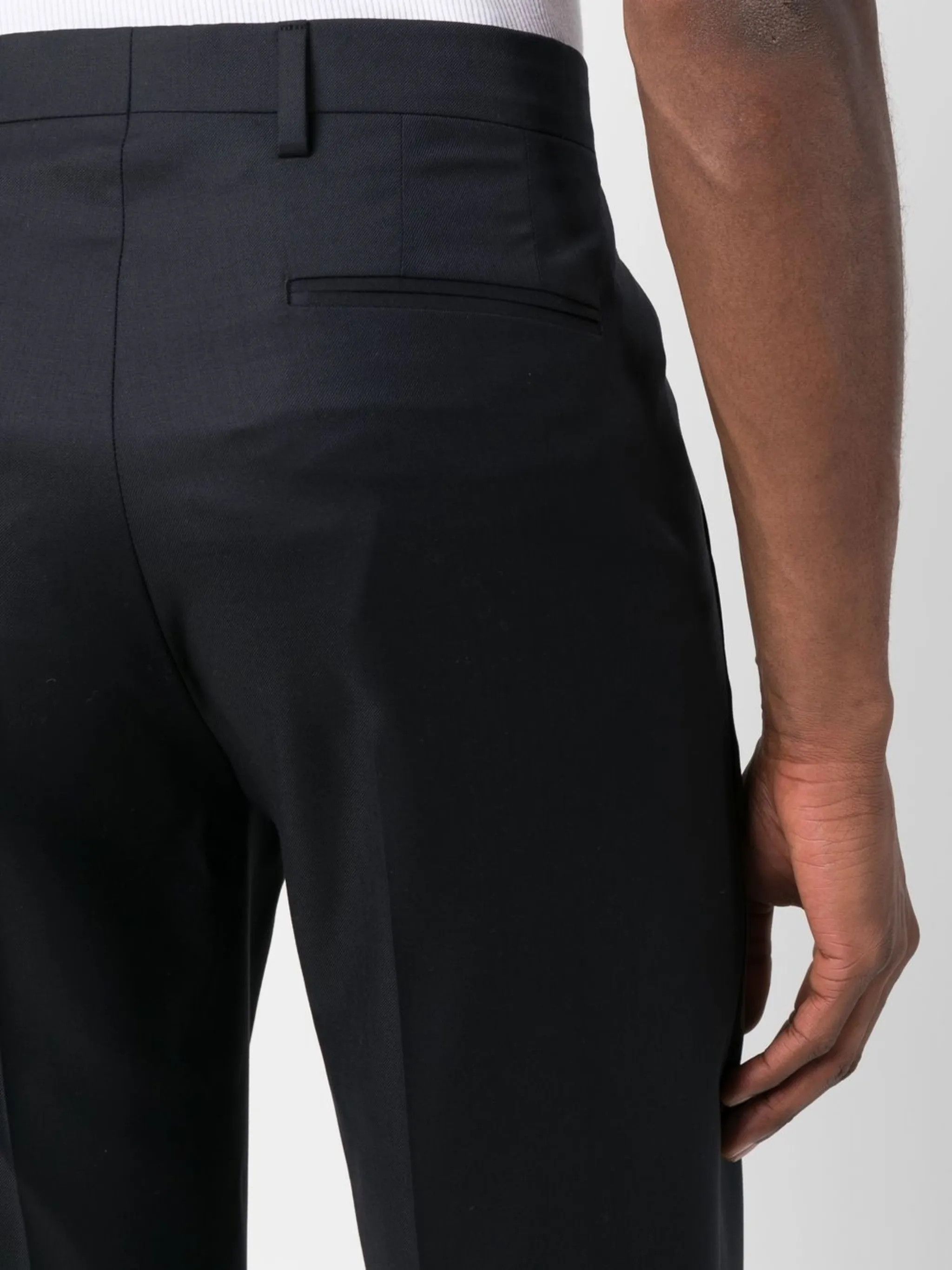 Lanvin o1y0125 Casual Pant in Midnight Blue Size US 34 / EU 50 - 4 Thumbnail