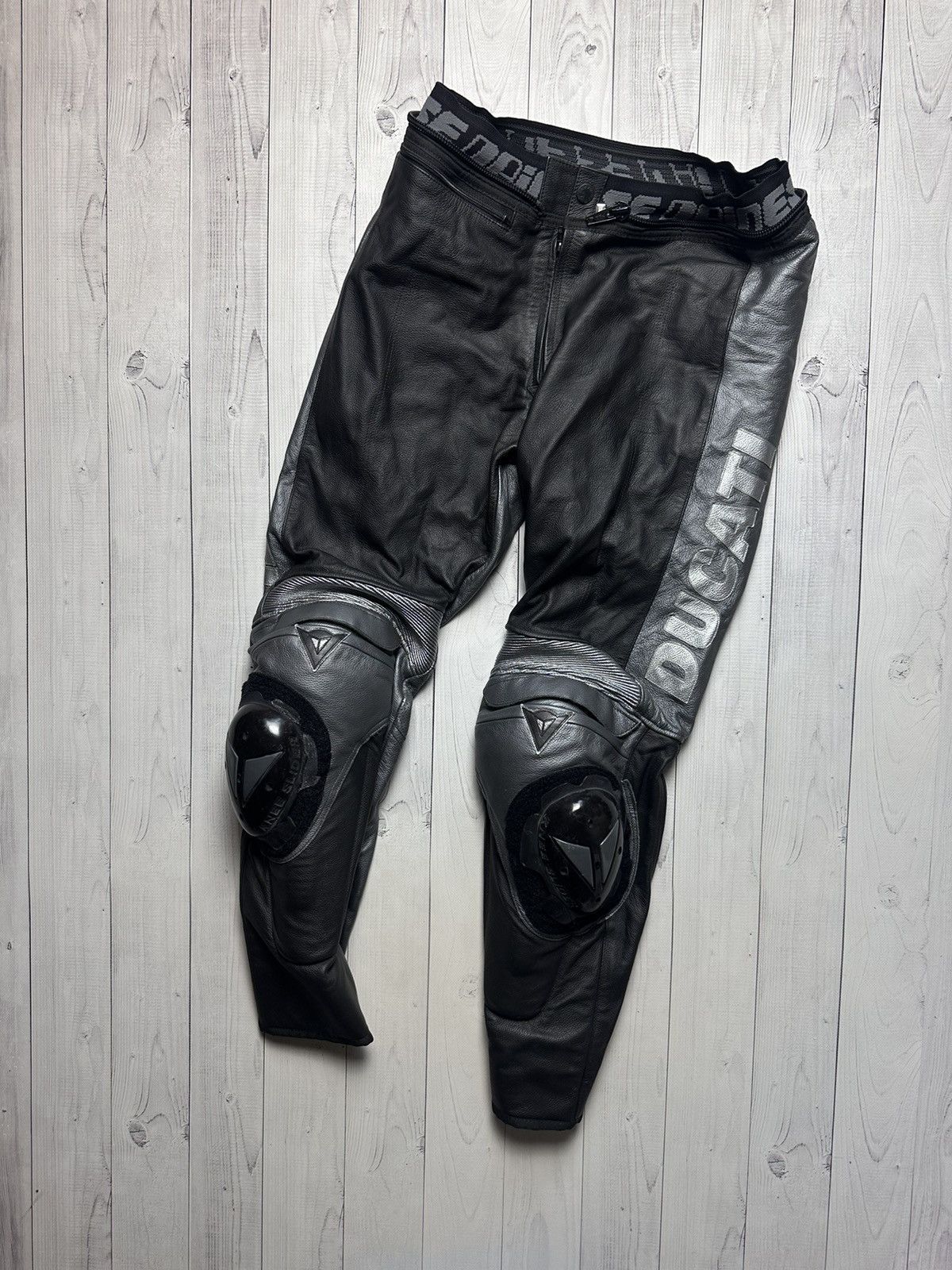 Ducati Vintage Dainesse X Ducati Moto tracksuit jacket leather L Size US 34 / EU 50 - 4 Thumbnail
