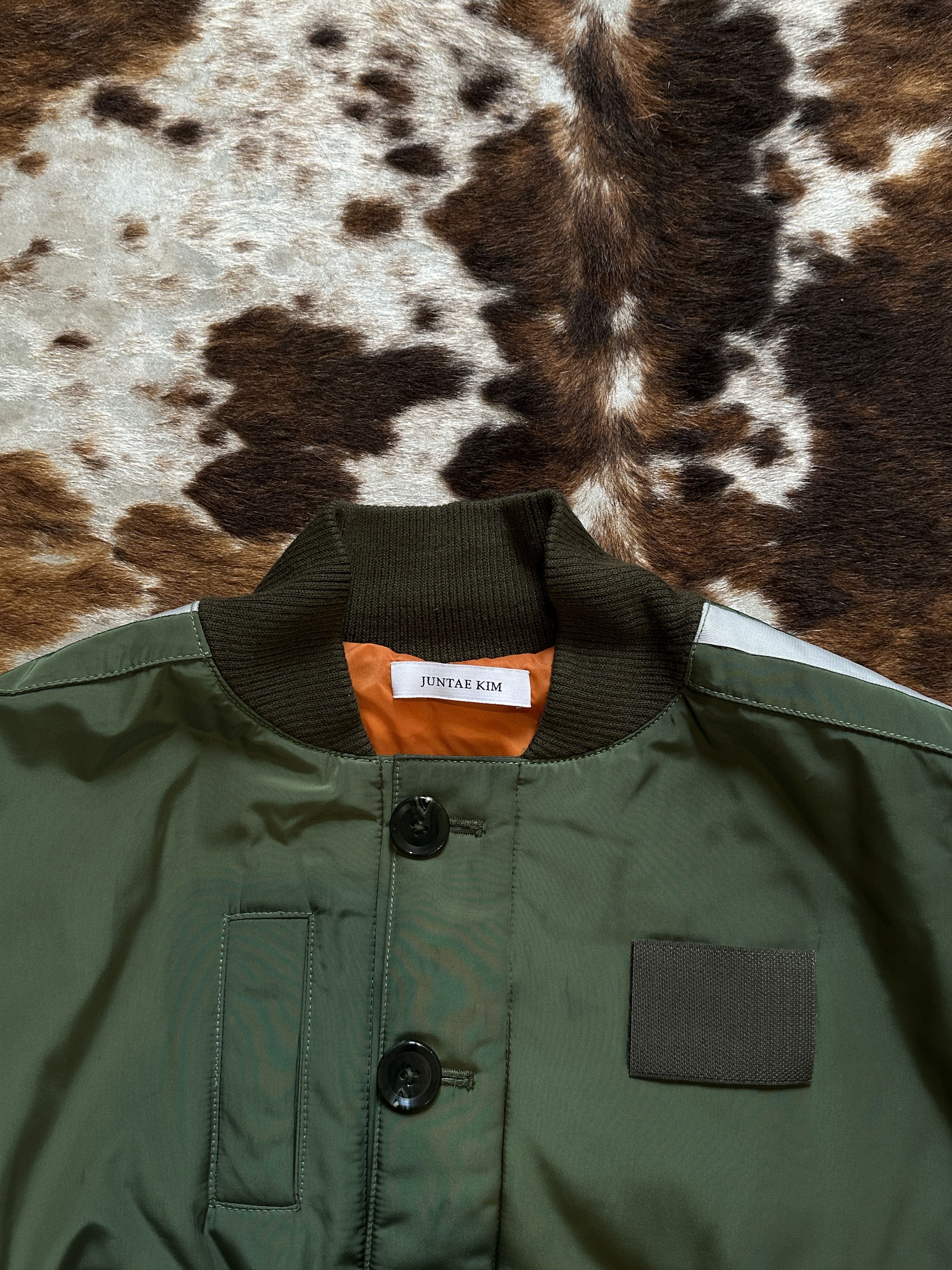 Juntae Kim Juntae Kim Khaki Flight Bomber Jacket 2023 [Garden Punk] Size US S / EU 44-46 / 1 - 2 Thumbnail