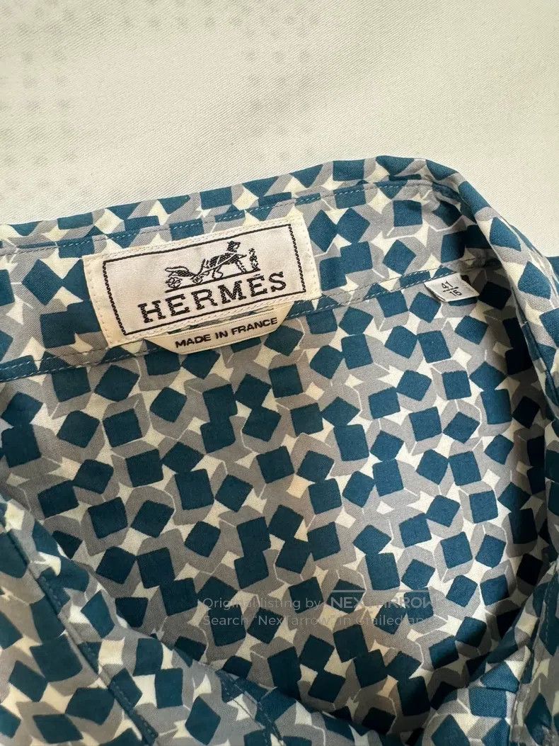 Hermes Hermes size 41 Special process fabric shirt Size US L / EU 52-54 / 3 - 7 Thumbnail