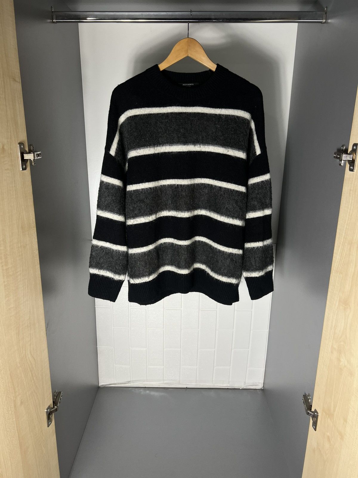 Allsaints ALLSAINTS DESIGNER SWEATER WOOL KNIT JAPANESE BRAND LUXURY Size US M / EU 48-50 / 2 - 5 Thumbnail