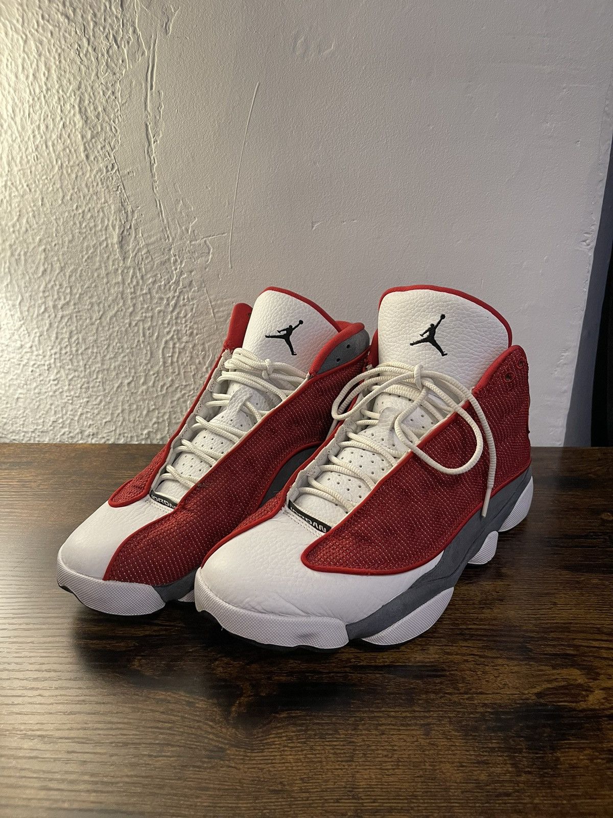 image of Jordan Brand 13 Shoes in Red, Men's (Size 10)