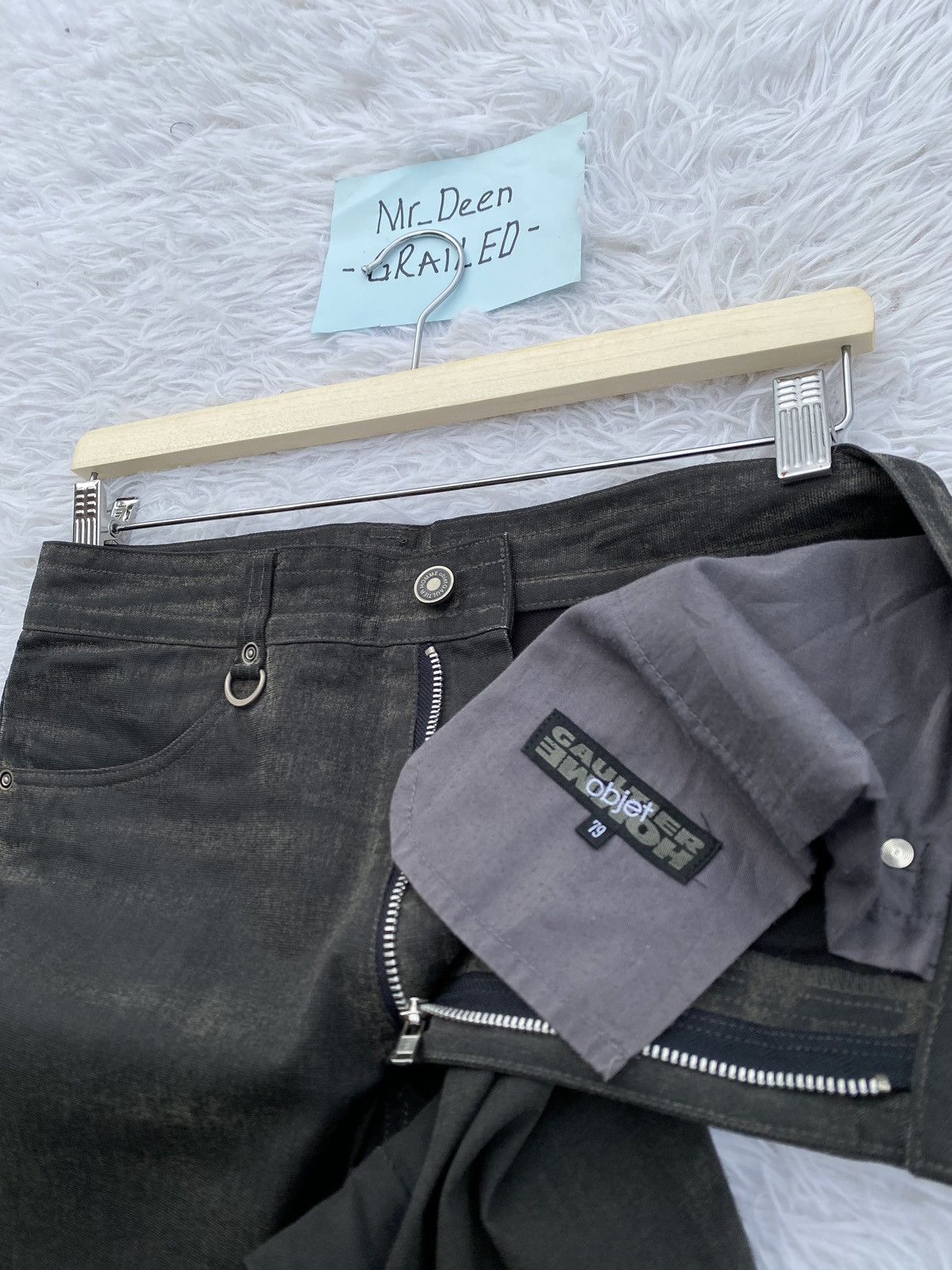 Gaultier Homme Objet Vintage Jean Paul Gaultier Straight Leg Pants Size US 29 - 15 Thumbnail