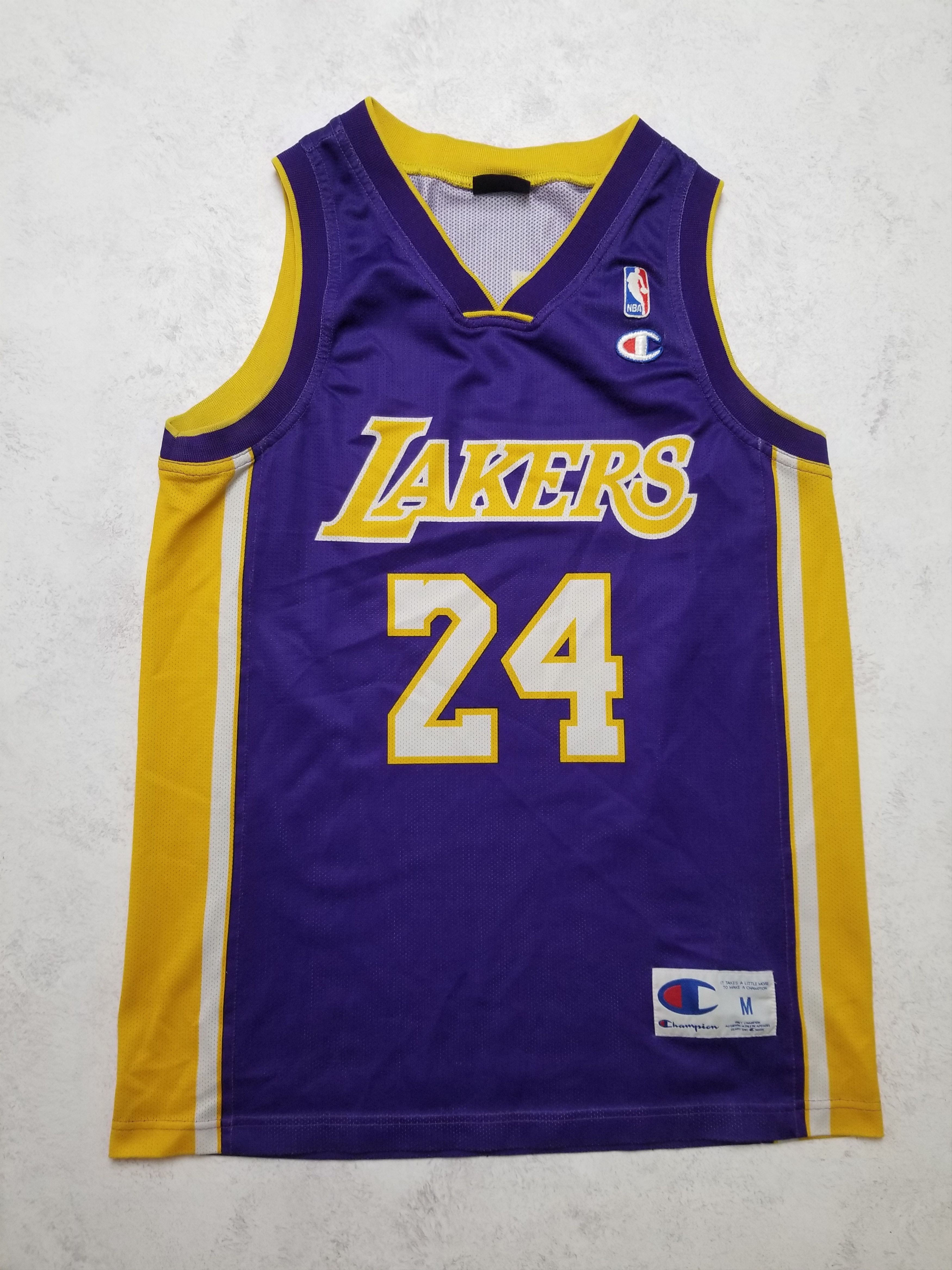 Champion Vintage Champion LA Lakers #24 Kobe Bryant NBA Jersey Size US M / EU 48-50 / 2 - 1 Thumbnail