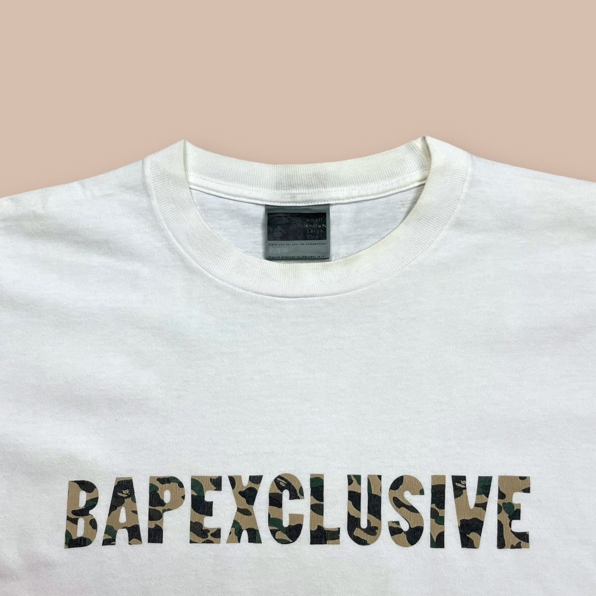 Bape OG (2000-2001) Bapexclusive Canned Tee Size US M / EU 48-50 / 2 - 3 Thumbnail