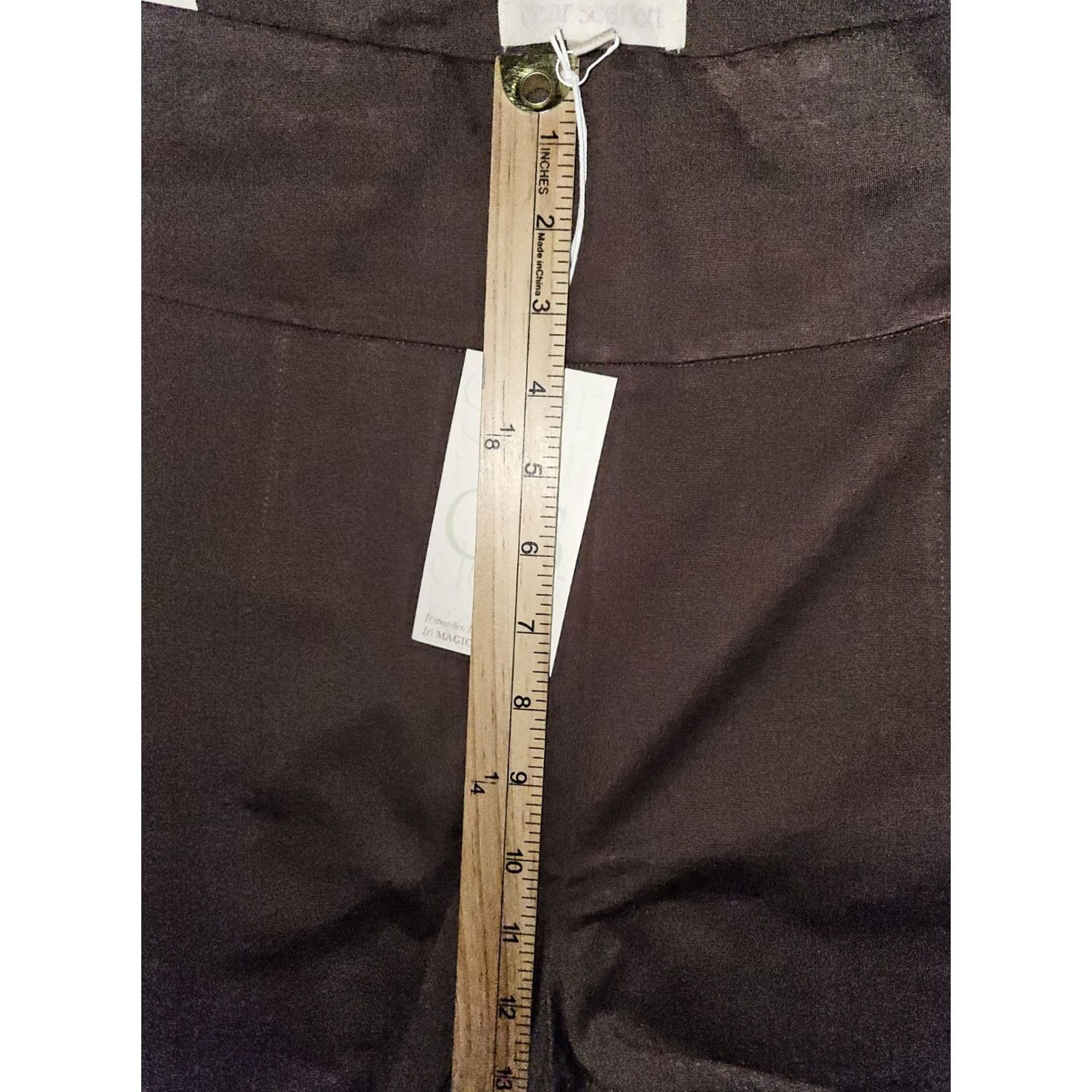 Vintage Dear Scarlett Magic High Waisted Kick Flare Pants NWT 3XL Brown Stretch Women Gir ls? Size 40" / US 18 - 4 Thumbnail