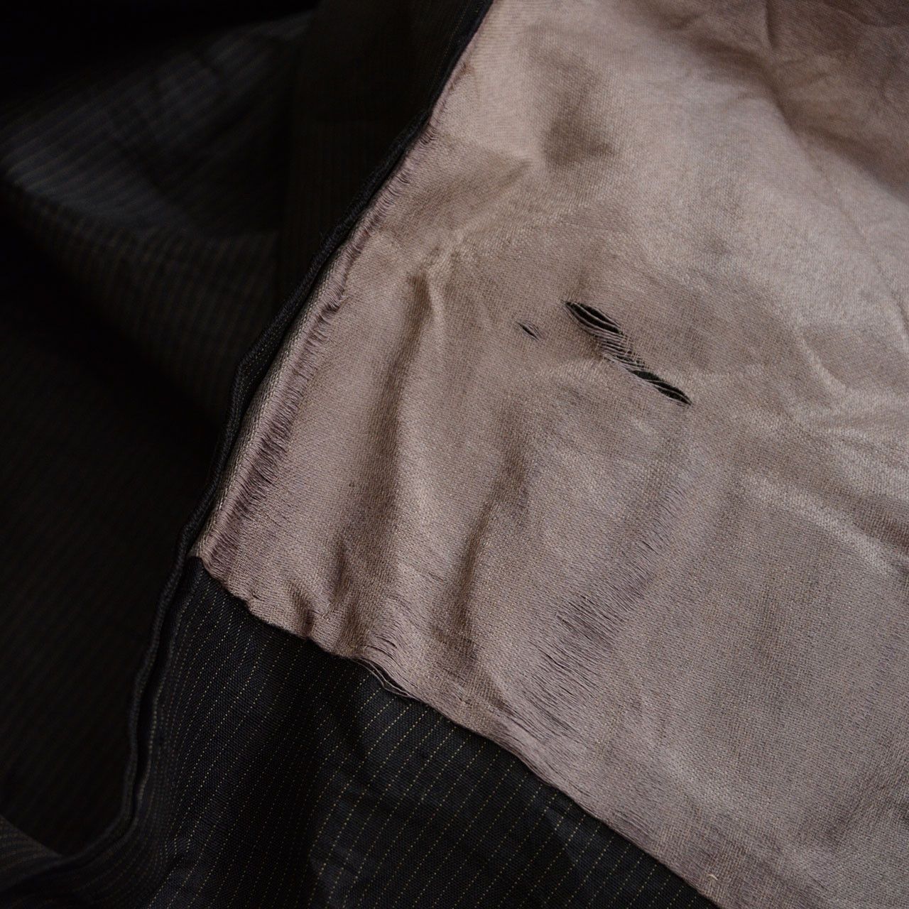 Other Japanese Men’s Haori with Sparrow & Floral Lining Vintage Size US L / EU 52-54 / 3 - 14 Thumbnail