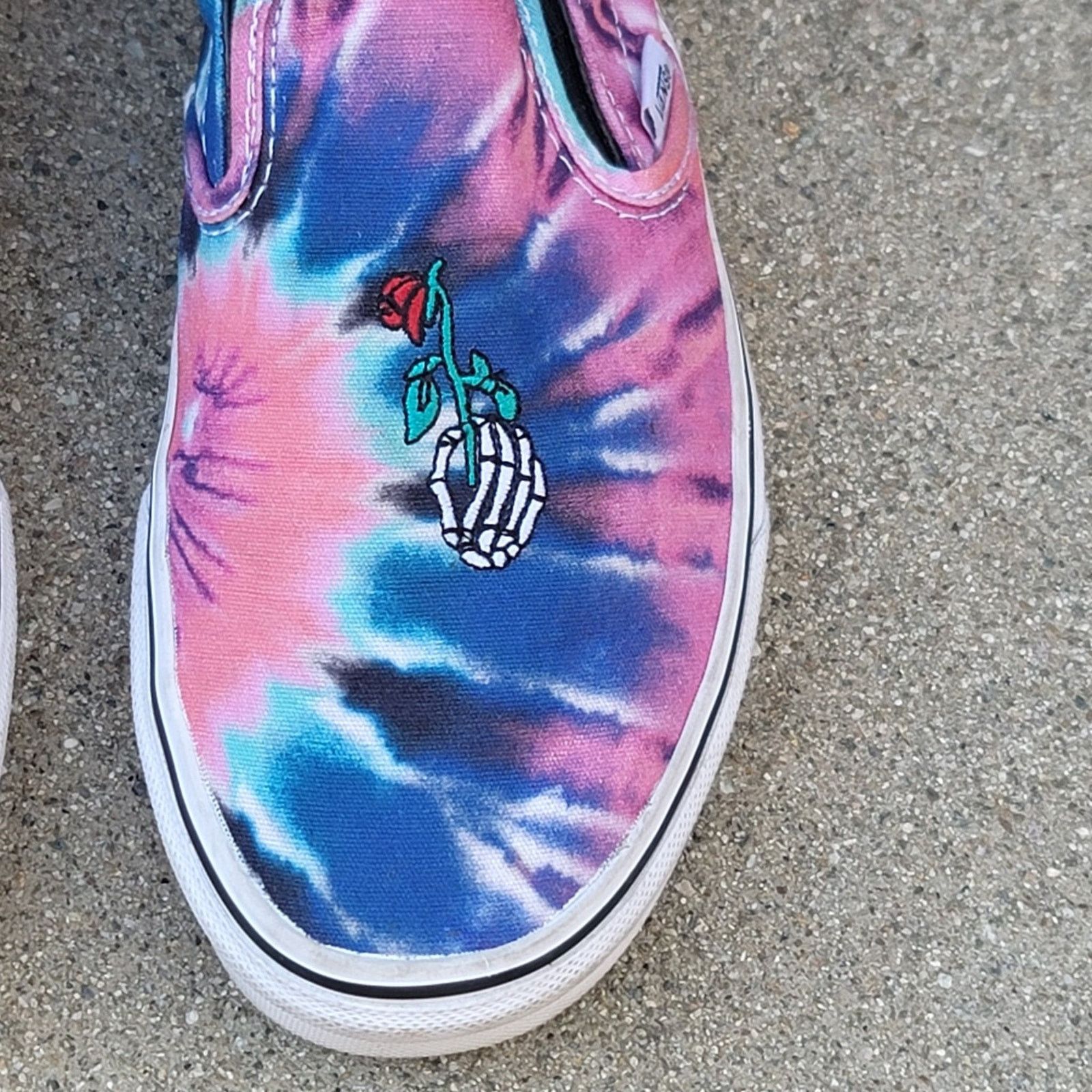 Vans VANS Jerry Garcia Grateful Dead Tie Dye Slip On Unisex Shoes Size US 7.5 / EU 40-41 - 4 Thumbnail