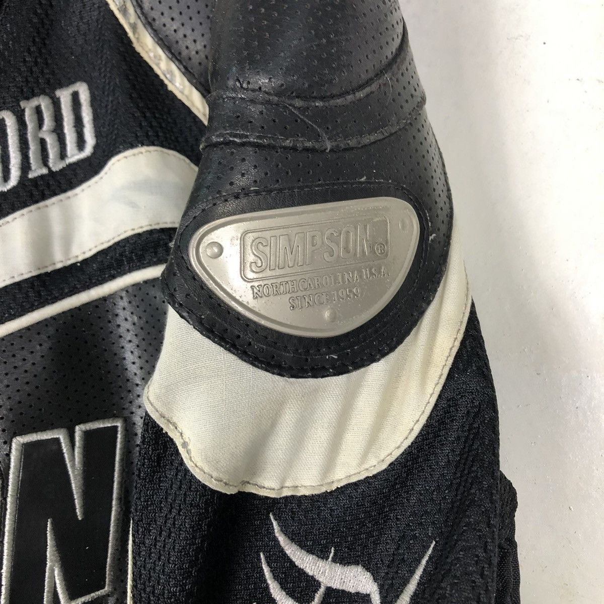 Japanese Brand 🔥VINTAGE SIMPSON RACING NORTH CAROLINA USA SINCE 1959 Size US L / EU 52-54 / 3 - 19 Thumbnail