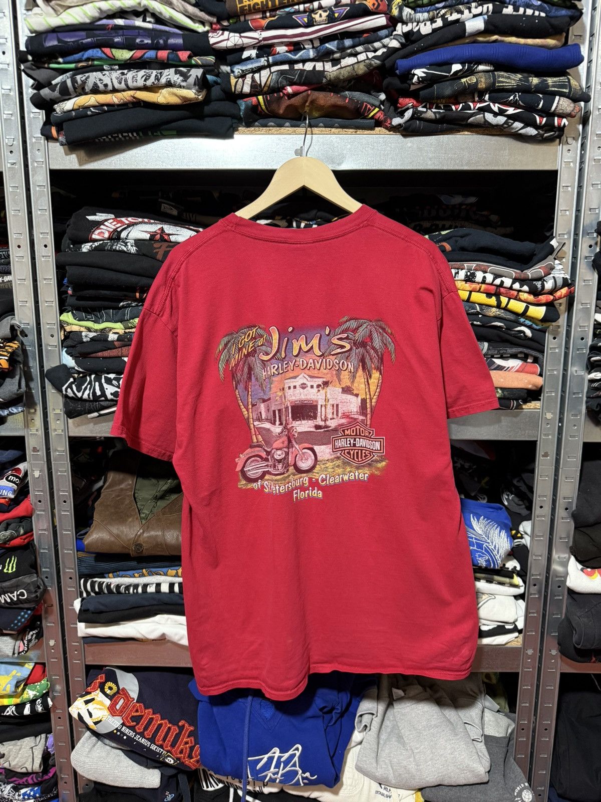 Harley Davidson Vintage 2016 Harley Davidson Florida USA American T-Shirt Size US XL / EU 56 / 4 - 1 Thumbnail