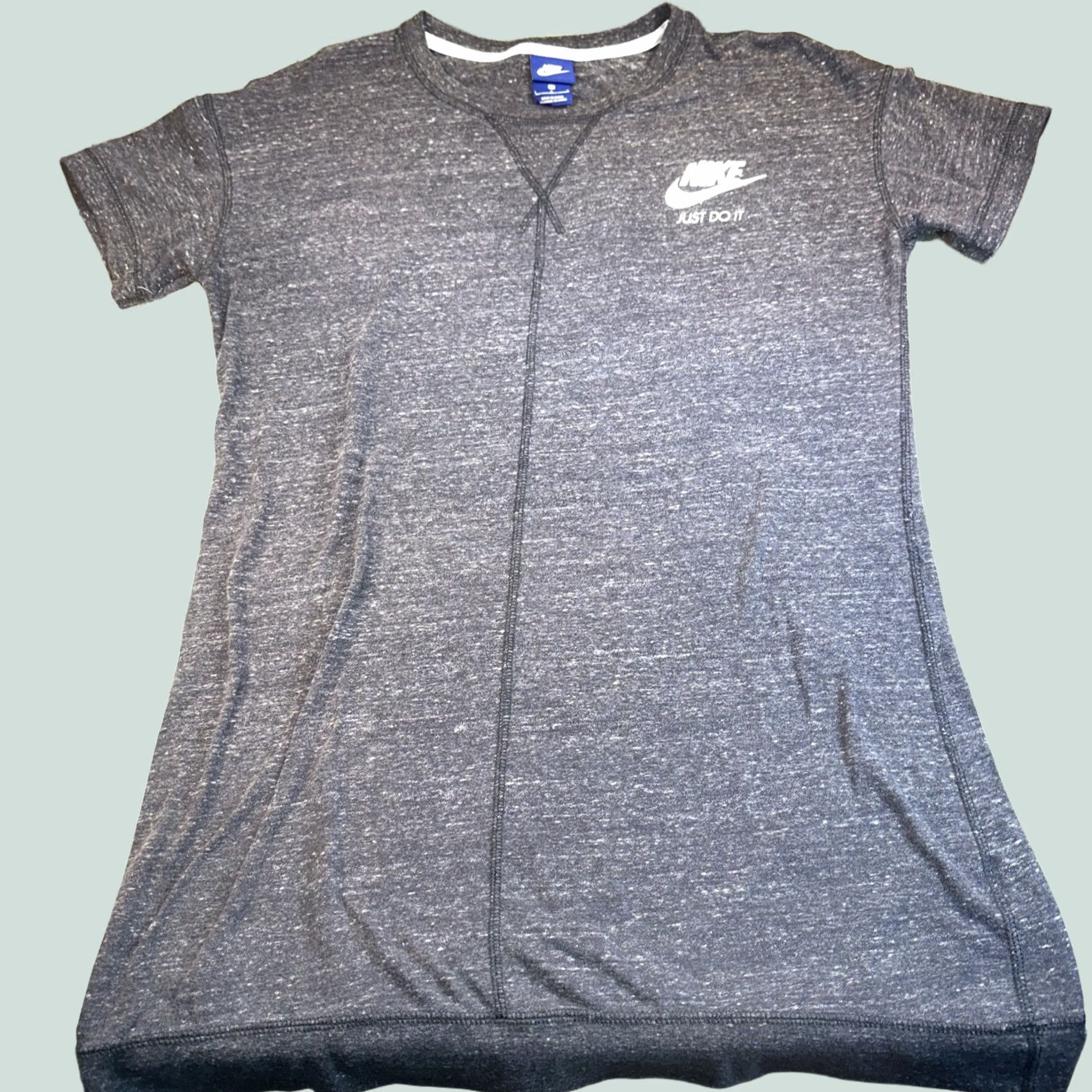Nike VINTAGE Nike Women’s Gym T-Shirt Dress Size L Grey Dress Women Mens? Size L / US 10 / IT 46 - 1 Thumbnail