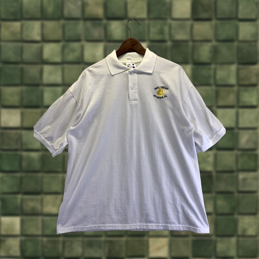 Vintage VINTAGE Lexington Fabrics Polo Shirt Men XL White 1990s Short Sleeve Cotton Blend" Size US XL / EU 56 / 4 - 1 Thumbnail