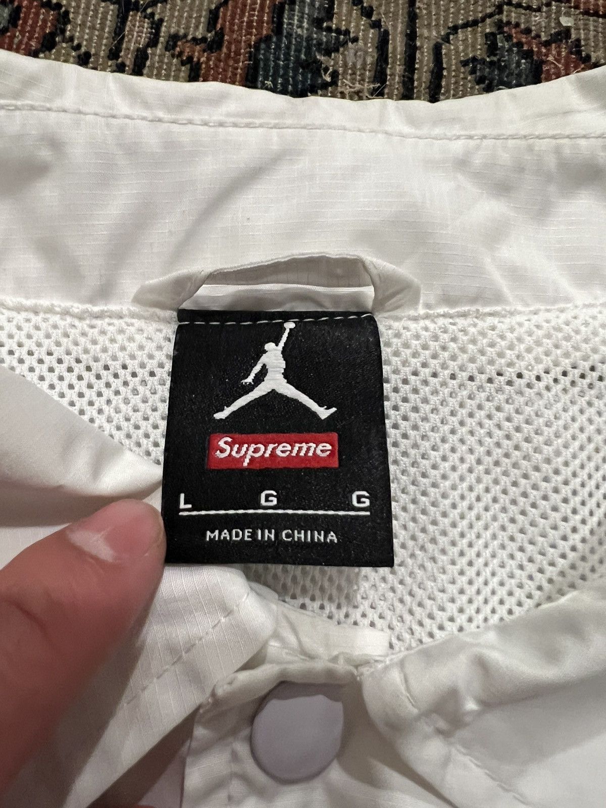Jordan Brand × Supreme Jordan X Supreme Coaches Jacket Size US L / EU 52-54 / 3 - 3 Thumbnail