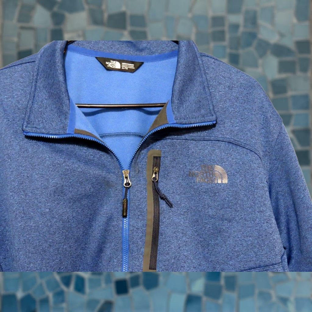 The North Face The North Face Men XL Gordon Lyons 1/2 Zip Sweater Knit Fleece Blue Logo Size US XL / EU 56 / 4 - 1 Thumbnail