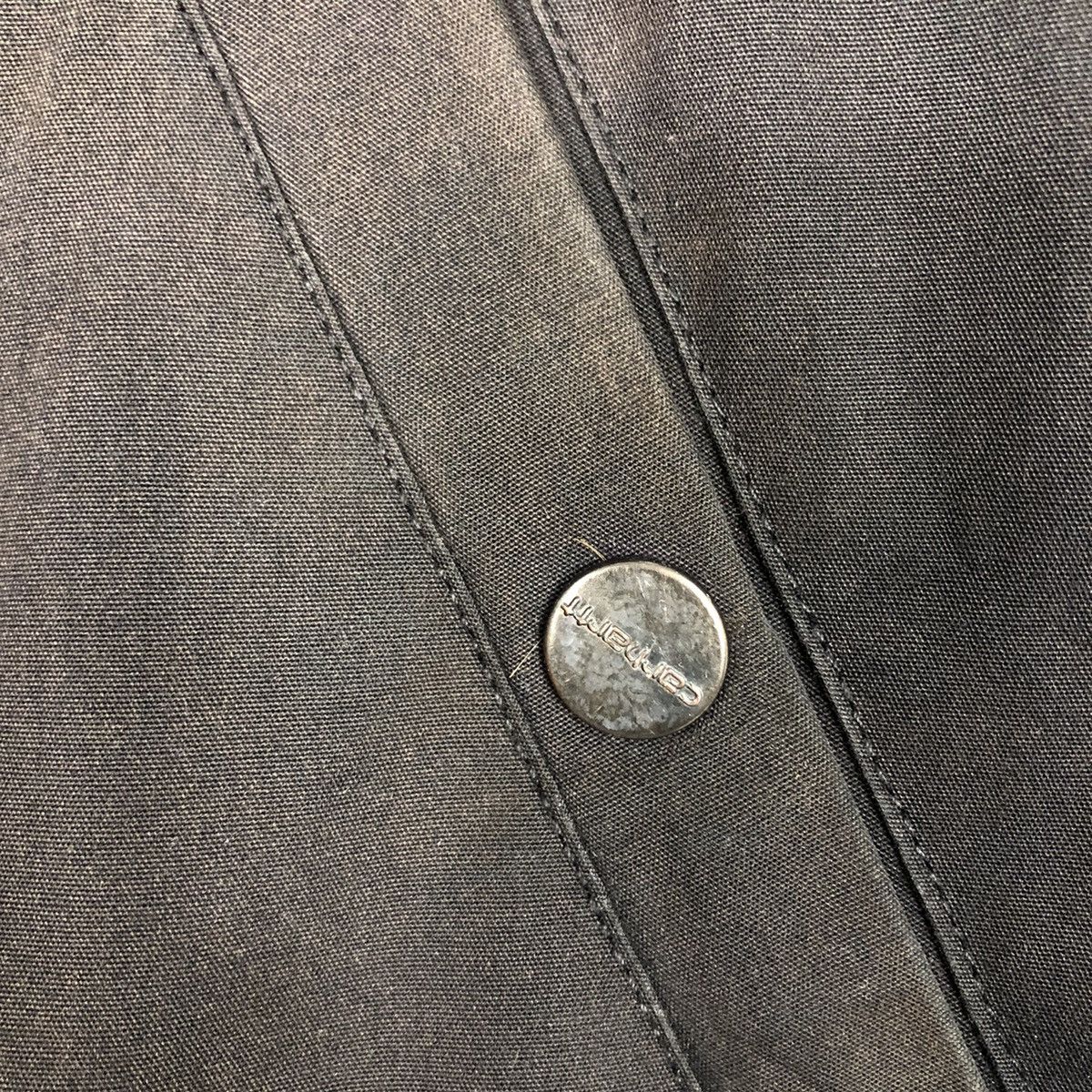 Carhartt Carhartt Hooded Work Jacket Black Canvas Full Zip Size US XS / EU 42 / 0 - 18 Thumbnail