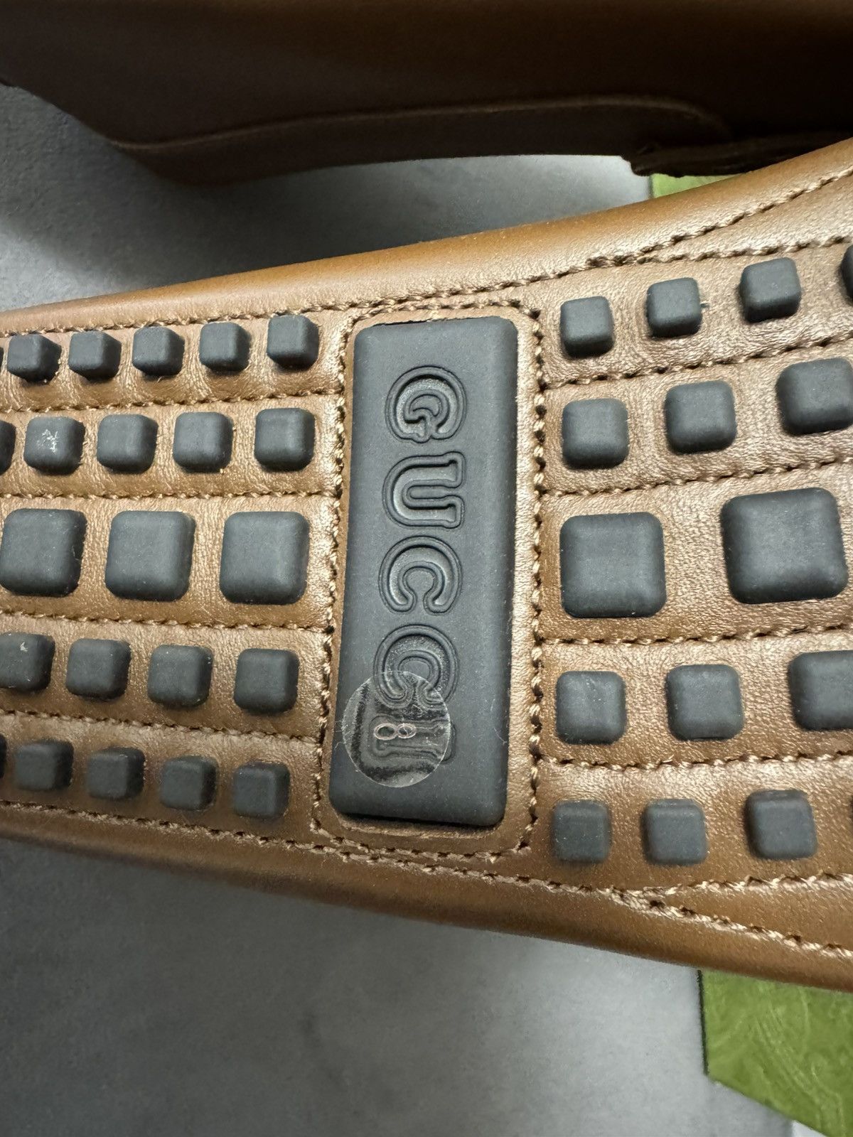 Gucci New Gucci GG Interlocking Men's Loafer Brown Drivers sz G8 Size US 8.5 / EU 41-42 - 4 Thumbnail