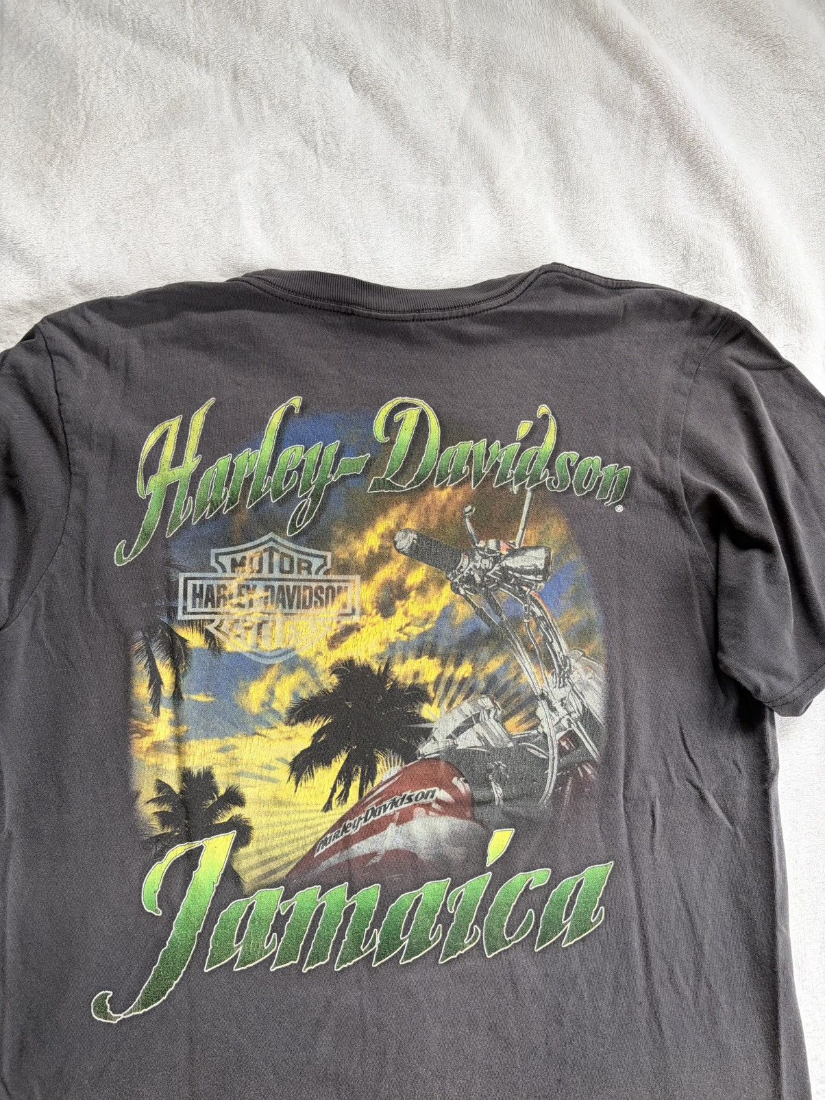 Harley Davidson 1990s Harley Davidson Tee Size US L / EU 52-54 / 3 - 3 Thumbnail
