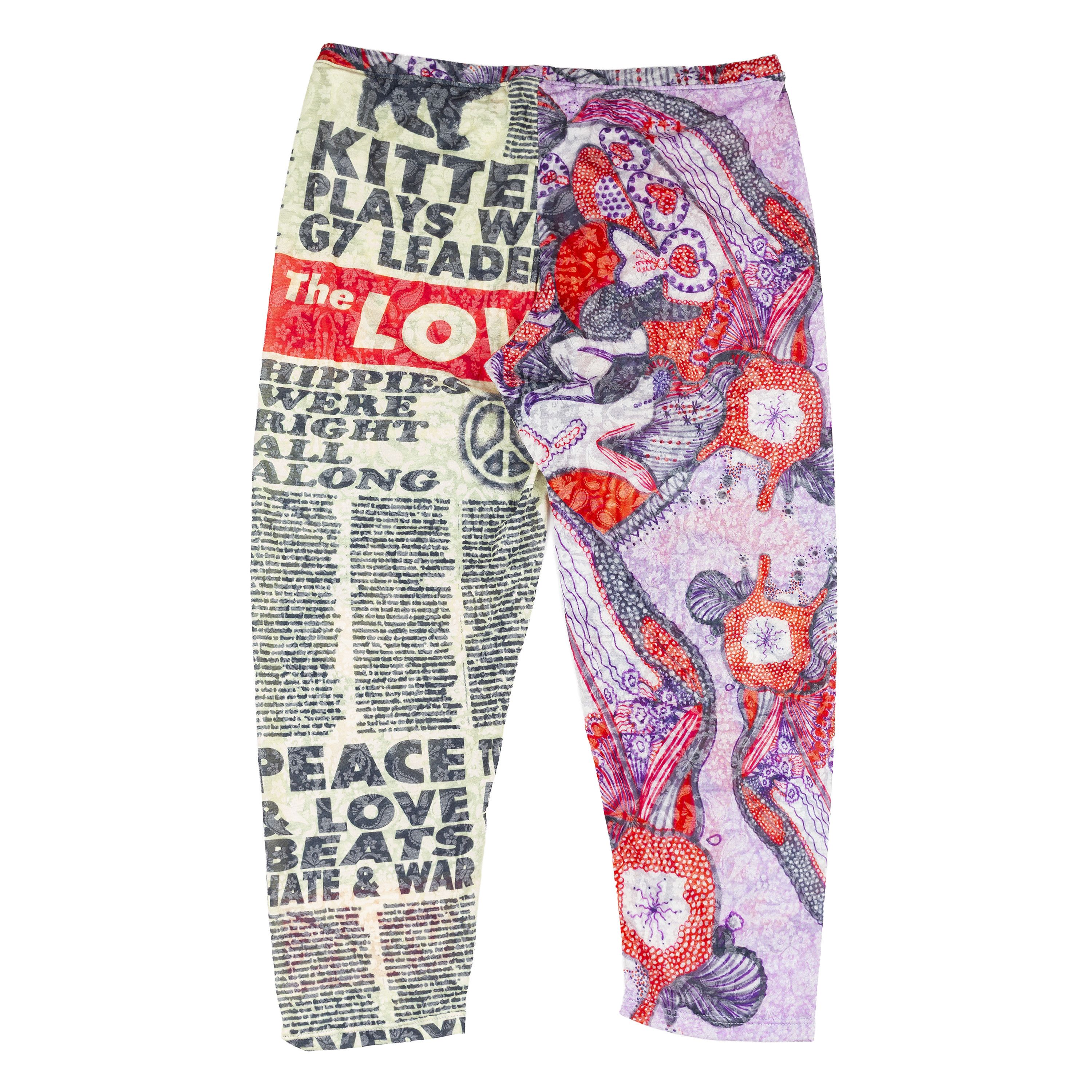 Custo Barcelona Custo Barcelona Vintage ‘Equal and Justice’ Capri Leggings Size 26" / US 2 / IT 38 - 1 Thumbnail