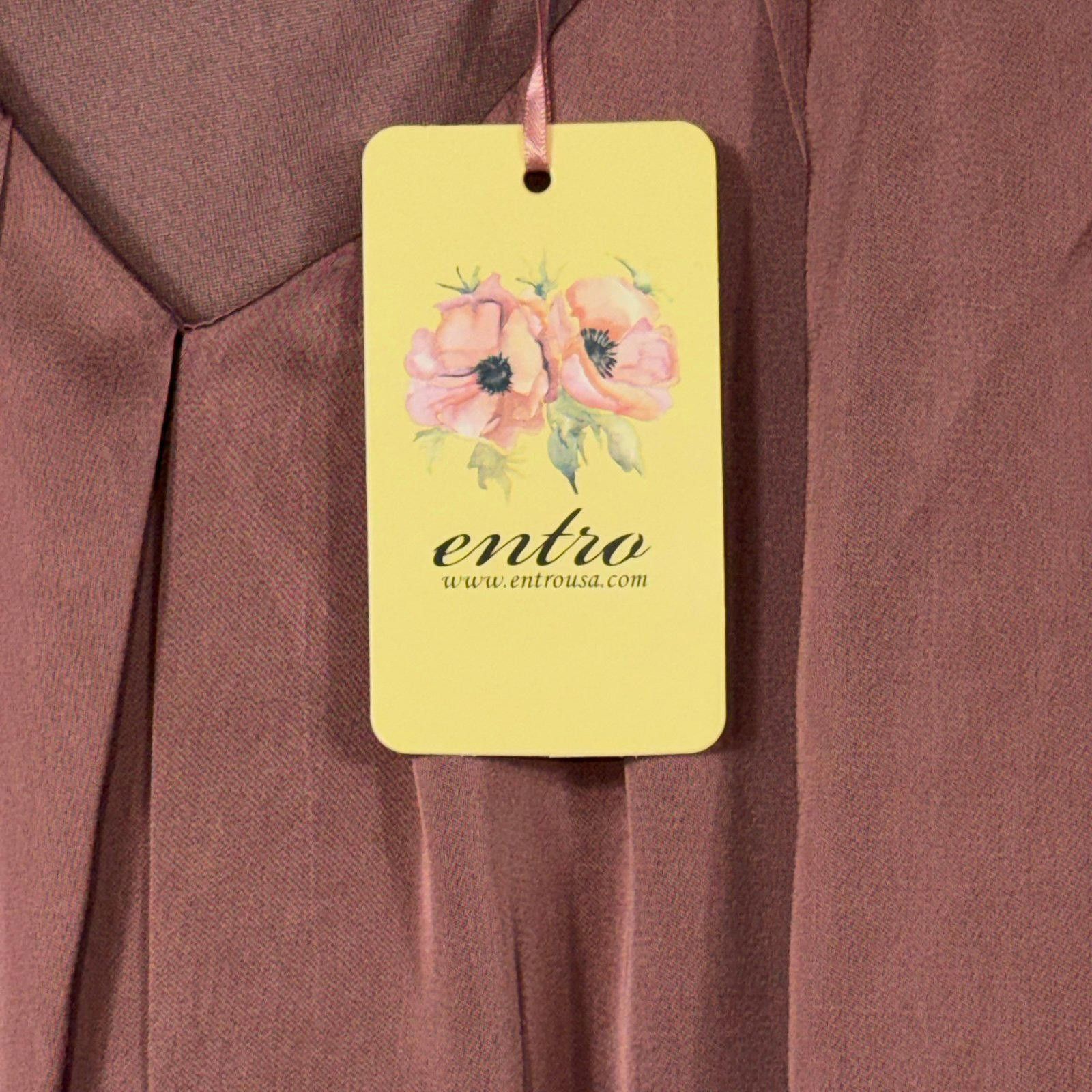 Other Entro Women's Medium Short Sleeve Blouse NWT Size M / US 6-8 / IT 42-44 - 3 Thumbnail