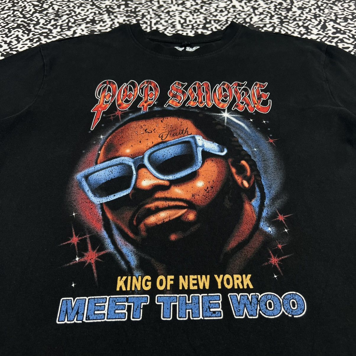 Rap Tees Pop Smoke Meet The Woo Rap Band Style King New York T-shirt Size US M / EU 48-50 / 2 - 10 Thumbnail