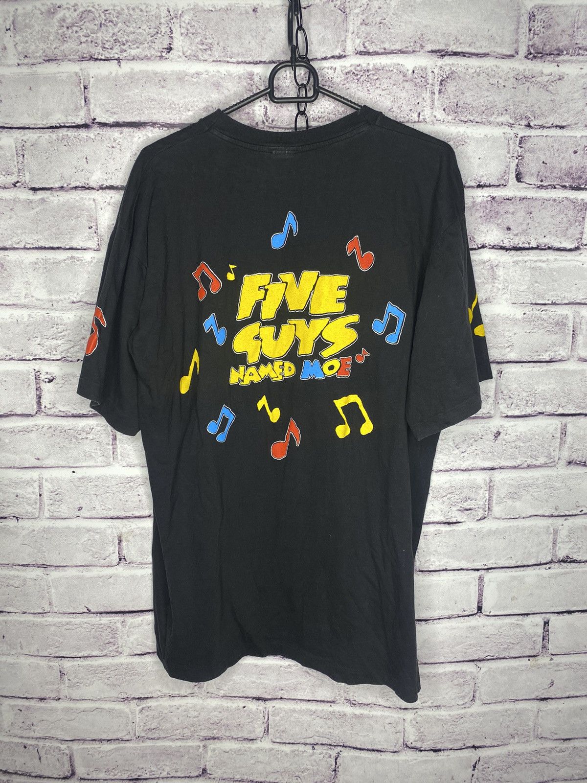 Vintage MENS Vintage Rare 1991 Five Guys Named Moe Jazz Tee Size US XL / EU 56 / 4 - 7 Thumbnail