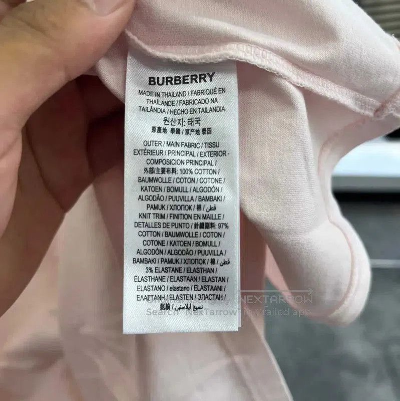 Burberry Burberry Pink Women's T-Shirt. Size XL / US 12-14 / IT 48-50 - 4 Thumbnail