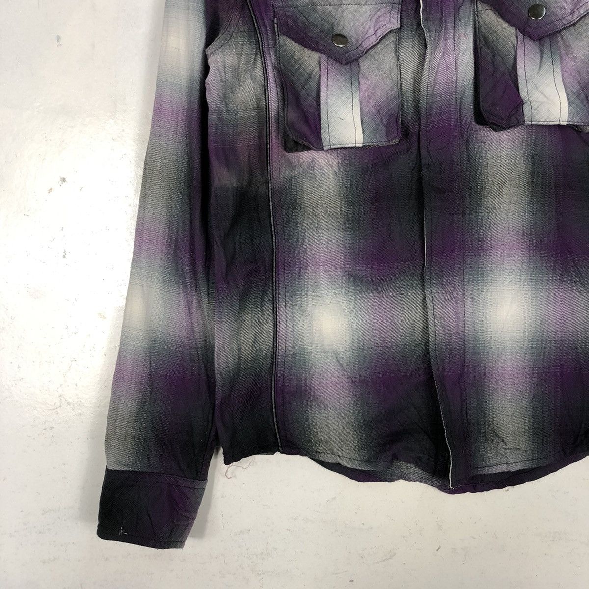 If Six Was Nine × Japanese Brand Black Label Punk Flannel Crazy Design Size US M / EU 48-50 / 2 - 3 Thumbnail
