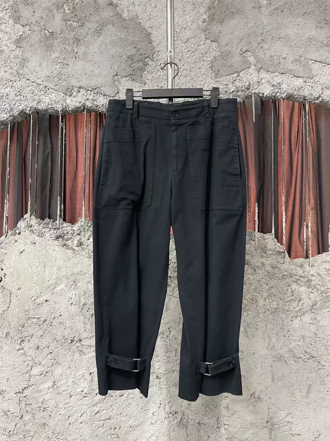 Hermes Black Casual Pants Size 38 - dmc
