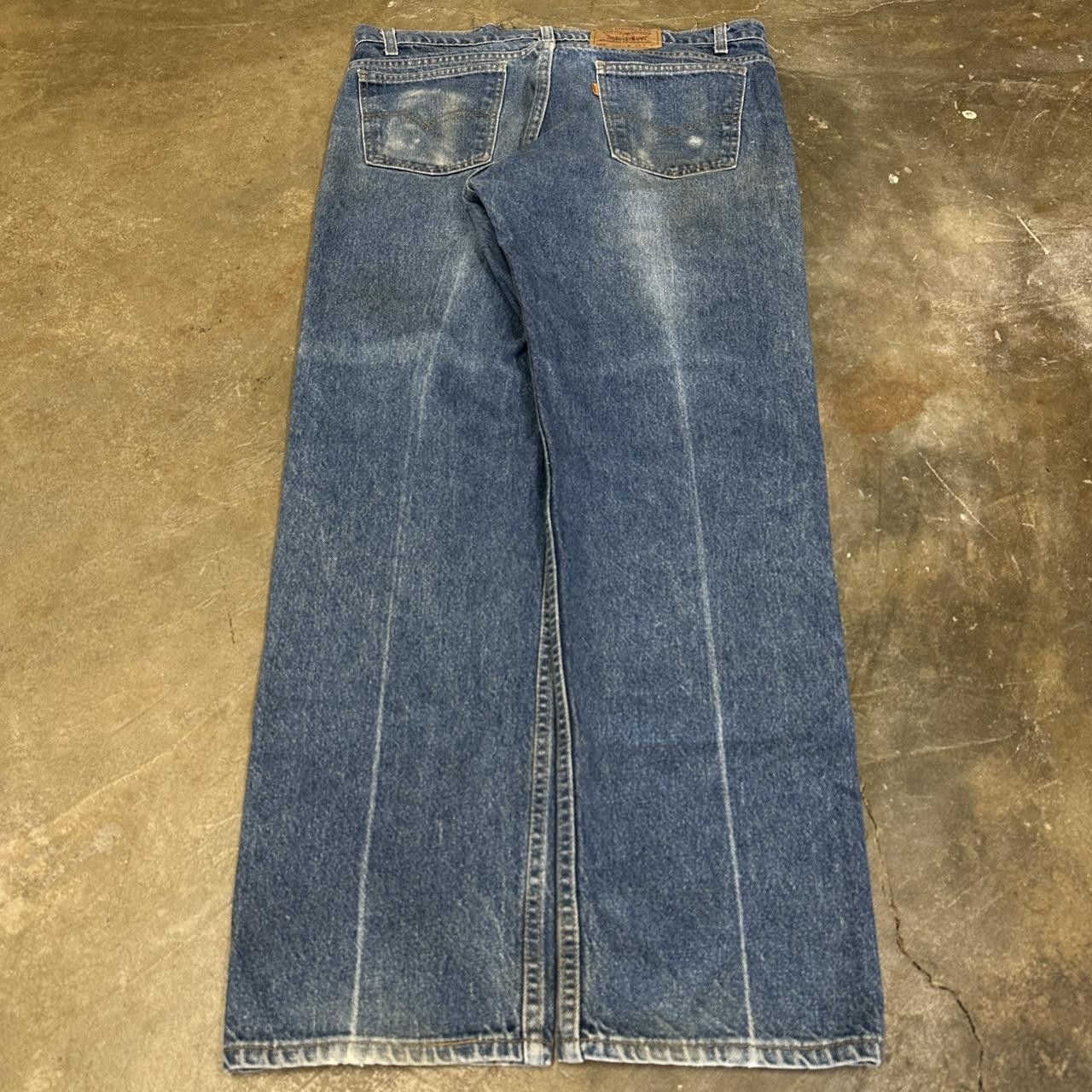 Levi's Vintage Levi’s 505 Orange Tab Blue Jeans 36 x 30 Size US 36 / EU 52 - 2 Thumbnail