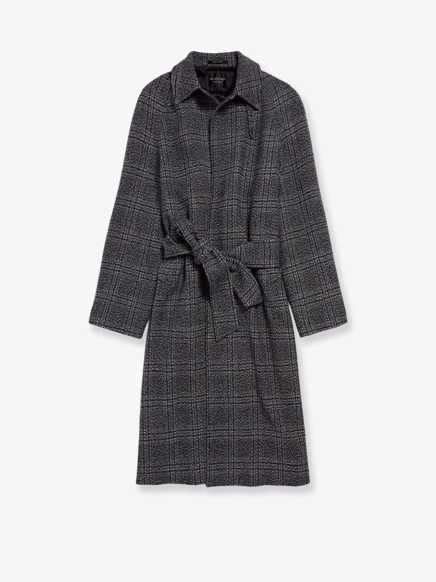 Balenciaga One Layer Raglan Wool Coat Size S / US 4 / IT 40 - 1 Thumbnail