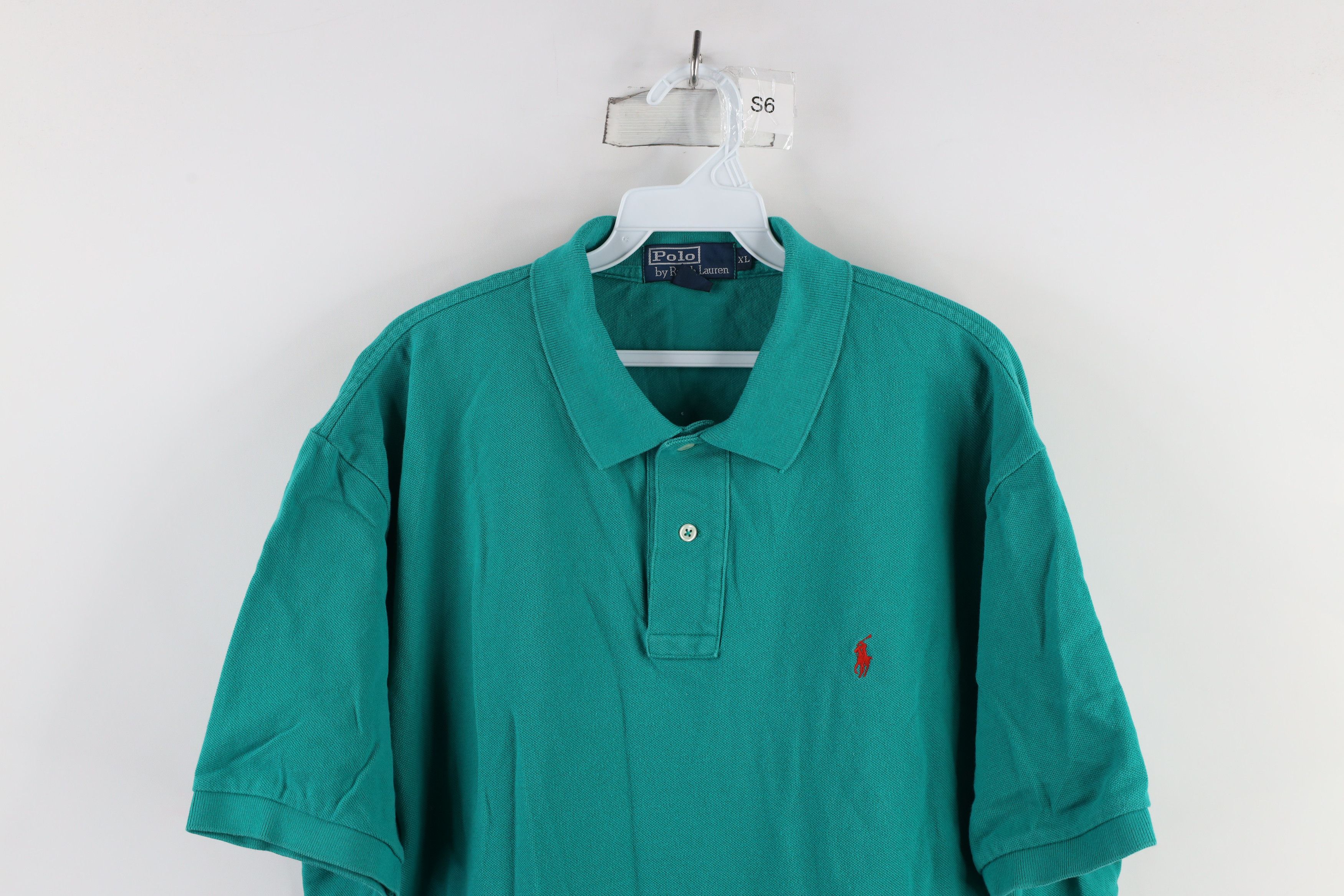Ralph Lauren Vintage 90s Ralph Lauren Short Sleeve Collared Polo Shirt Size US XL / EU 56 / 4 - 2 Thumbnail