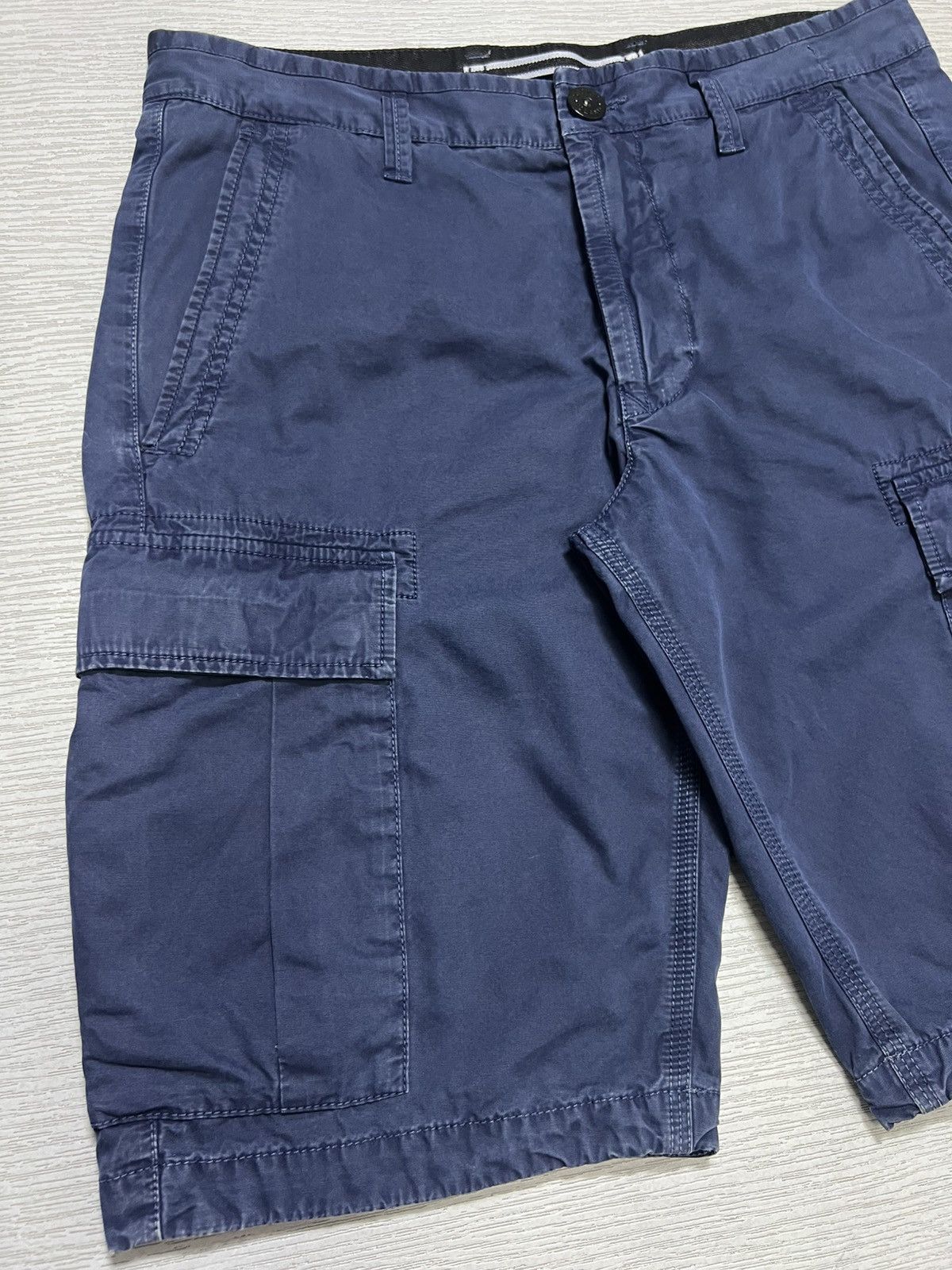 Stone Island Stone Island - Organic Cotton Cargo Shorts Size US 29 - 5 Thumbnail