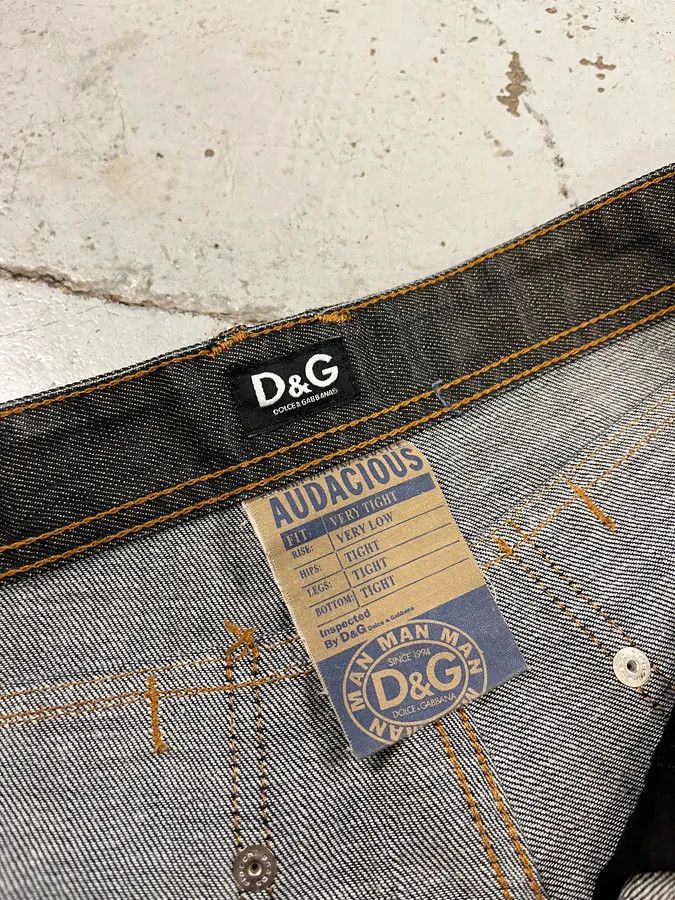 Dolce & Gabbana AW2008 Dolce & Gabbana Dark Grey Audacious Denim Jeans Size US 32 / EU 48 - 12 Thumbnail