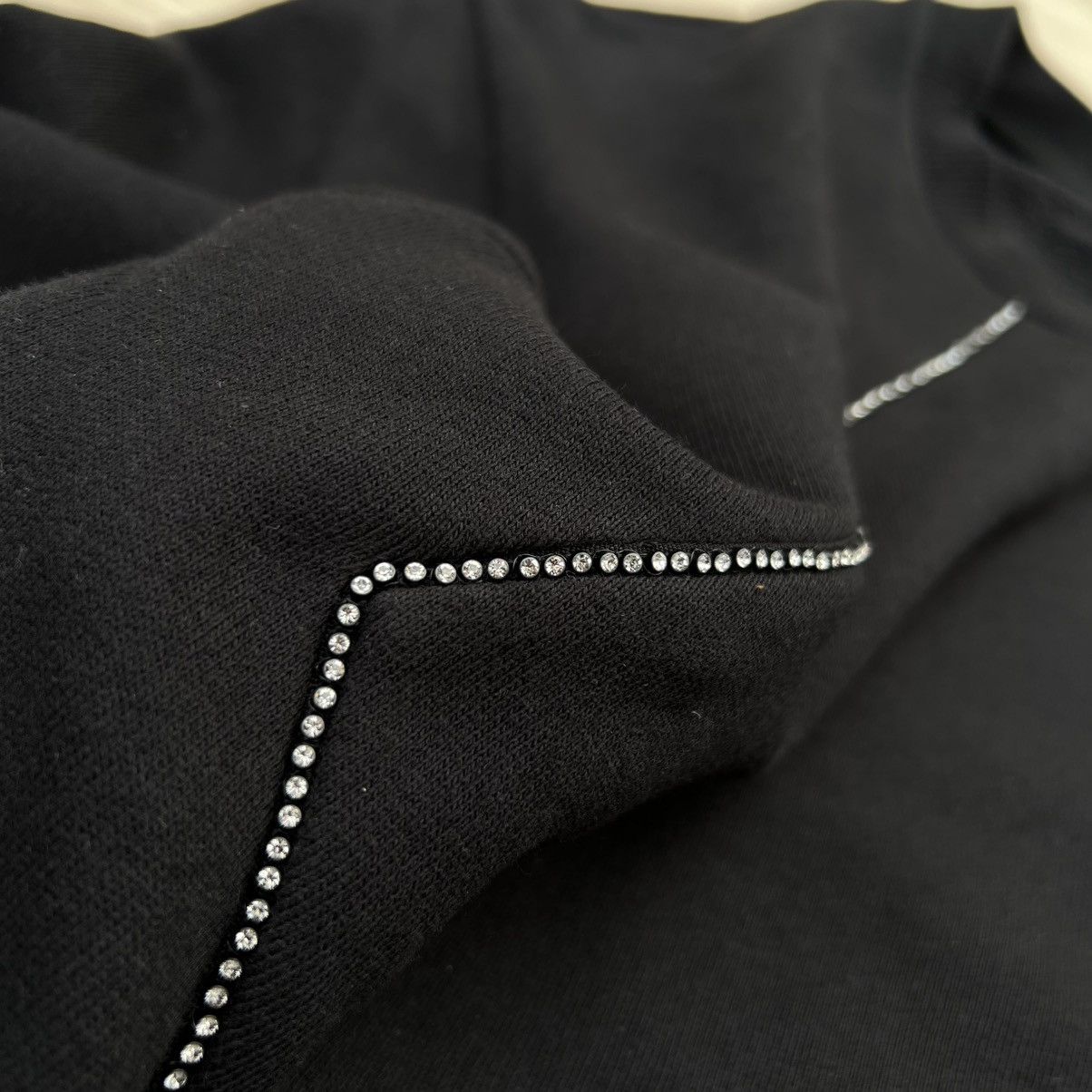 Saint Laurent Paris Saint Laurent Hedi Slimane Swarovski crew neck sweatshirt. Size US M / EU 48-50 / 2 - 5 Thumbnail