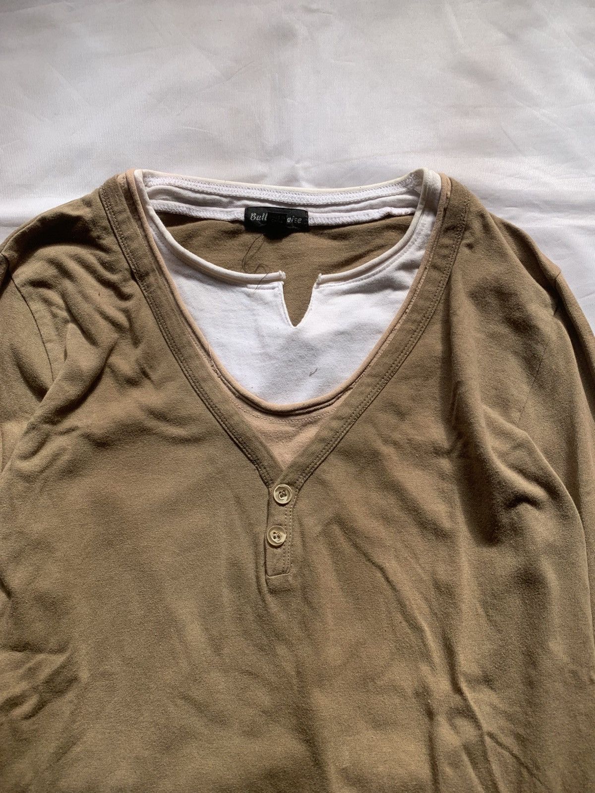 Japanese Brand Japanese Bullet Noise Triple Layer LONG SLEEVE Tee Shirt Size US M / EU 48-50 / 2 - 4 Thumbnail
