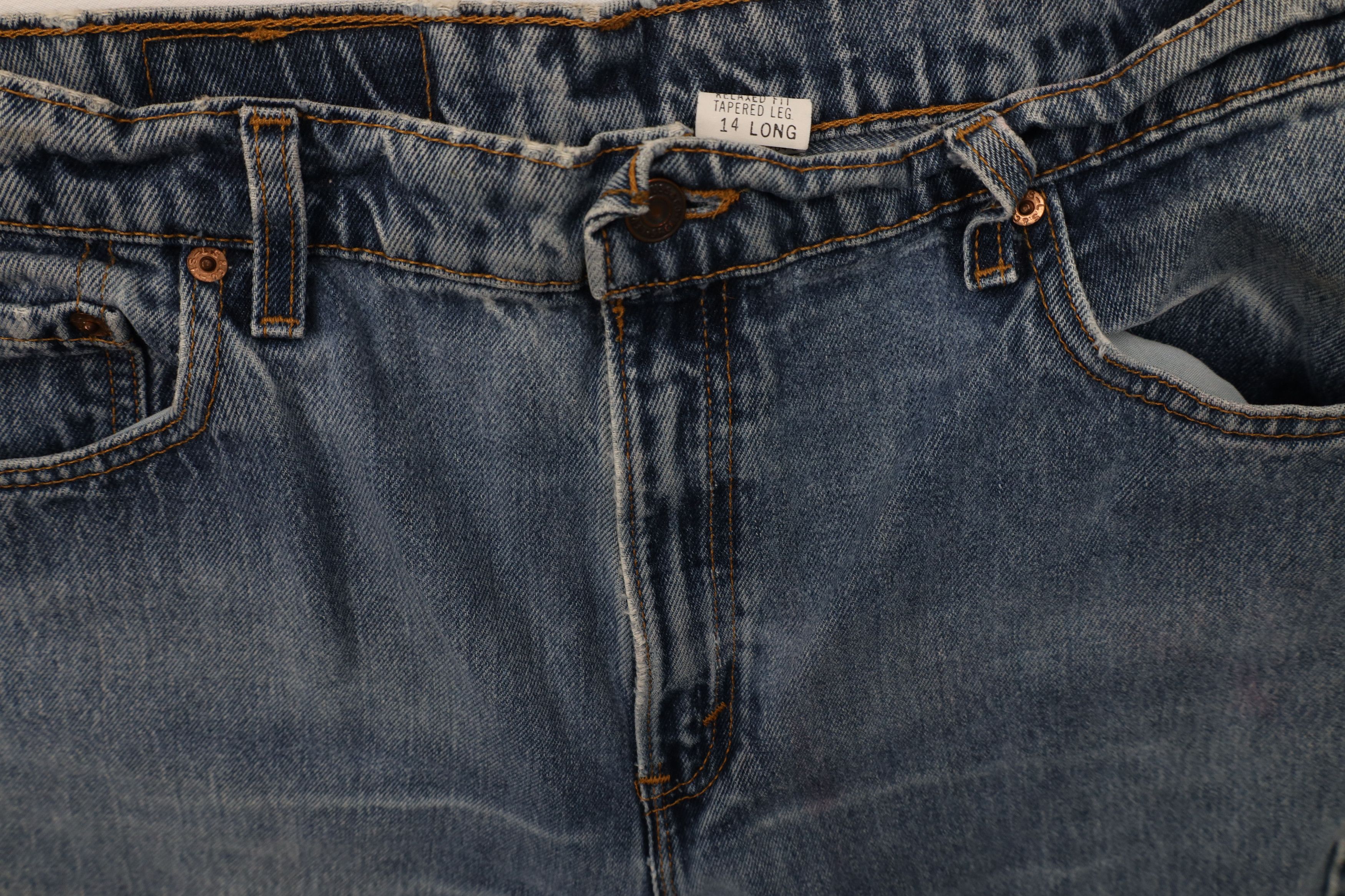 Levi's Vintage 90s Levis 551 Relaxed Tapered Leg Jeans USA Size 36" / US 14 / IT 50 - 8 Thumbnail