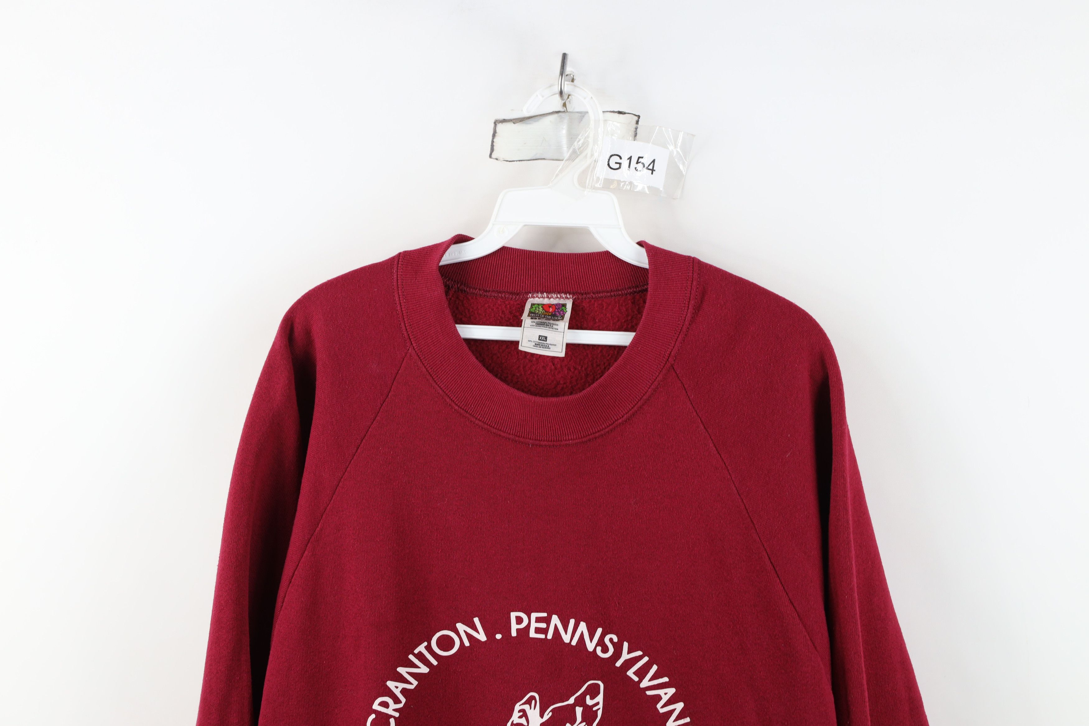 Vintage Vintage 90s Farms Scranton Pennsylvania Sweatshirt USA Size US XXL / EU 58 / 5 - 2 Thumbnail