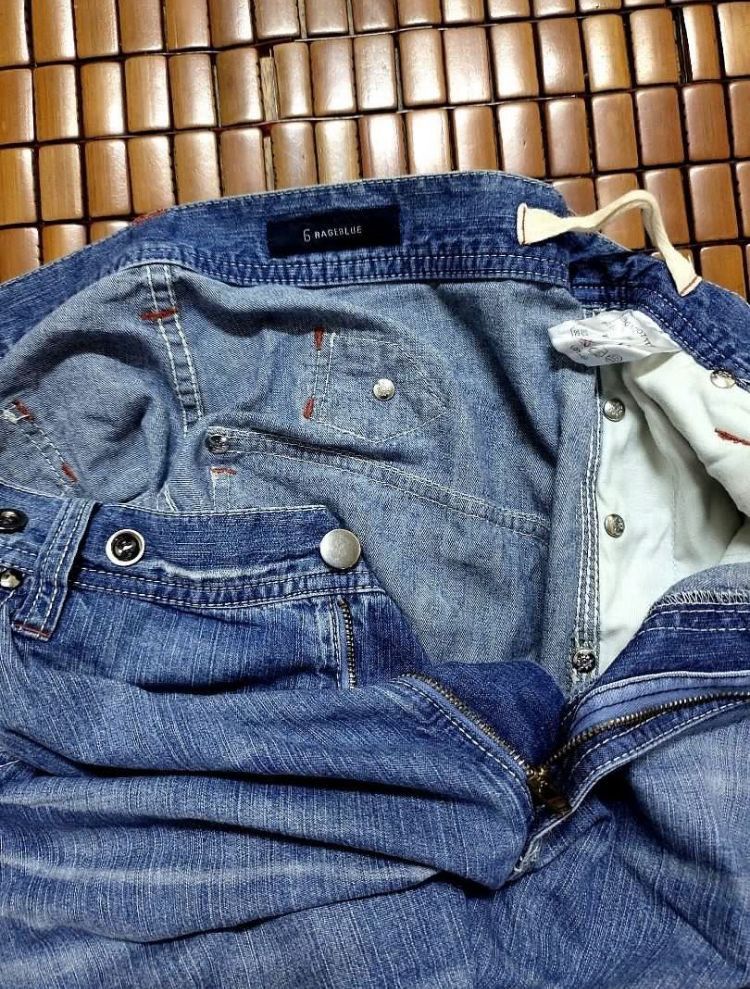 RAGEBLUE Rageblue Denim Painter Pants With Cinch Back & Flap Pockets Size US 32 / EU 48 - 10 Thumbnail