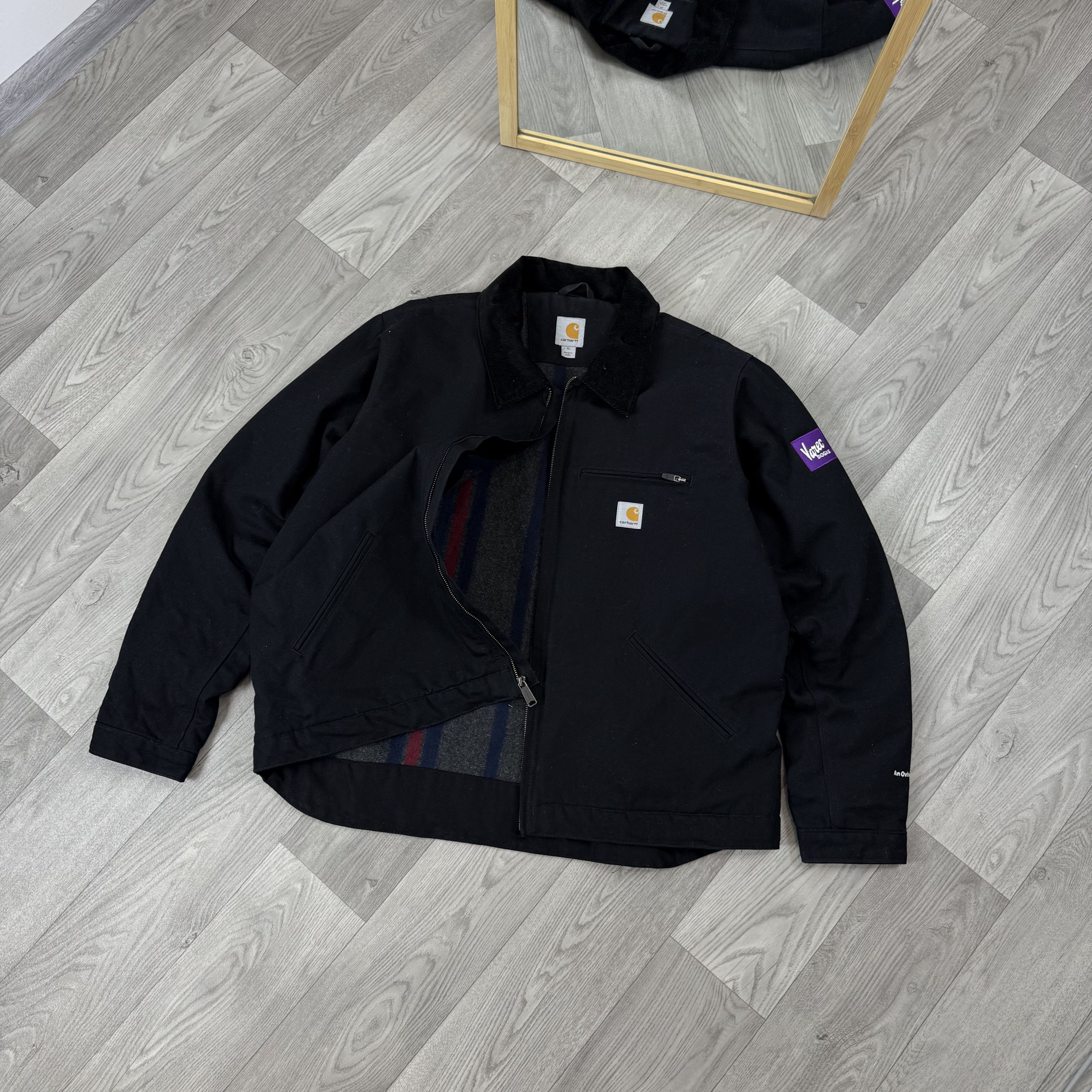Carhartt Vintage Carhartt 90s Workwear Black Heavy Detroit Jacket Size US XL / EU 56 / 4 - 1 Thumbnail