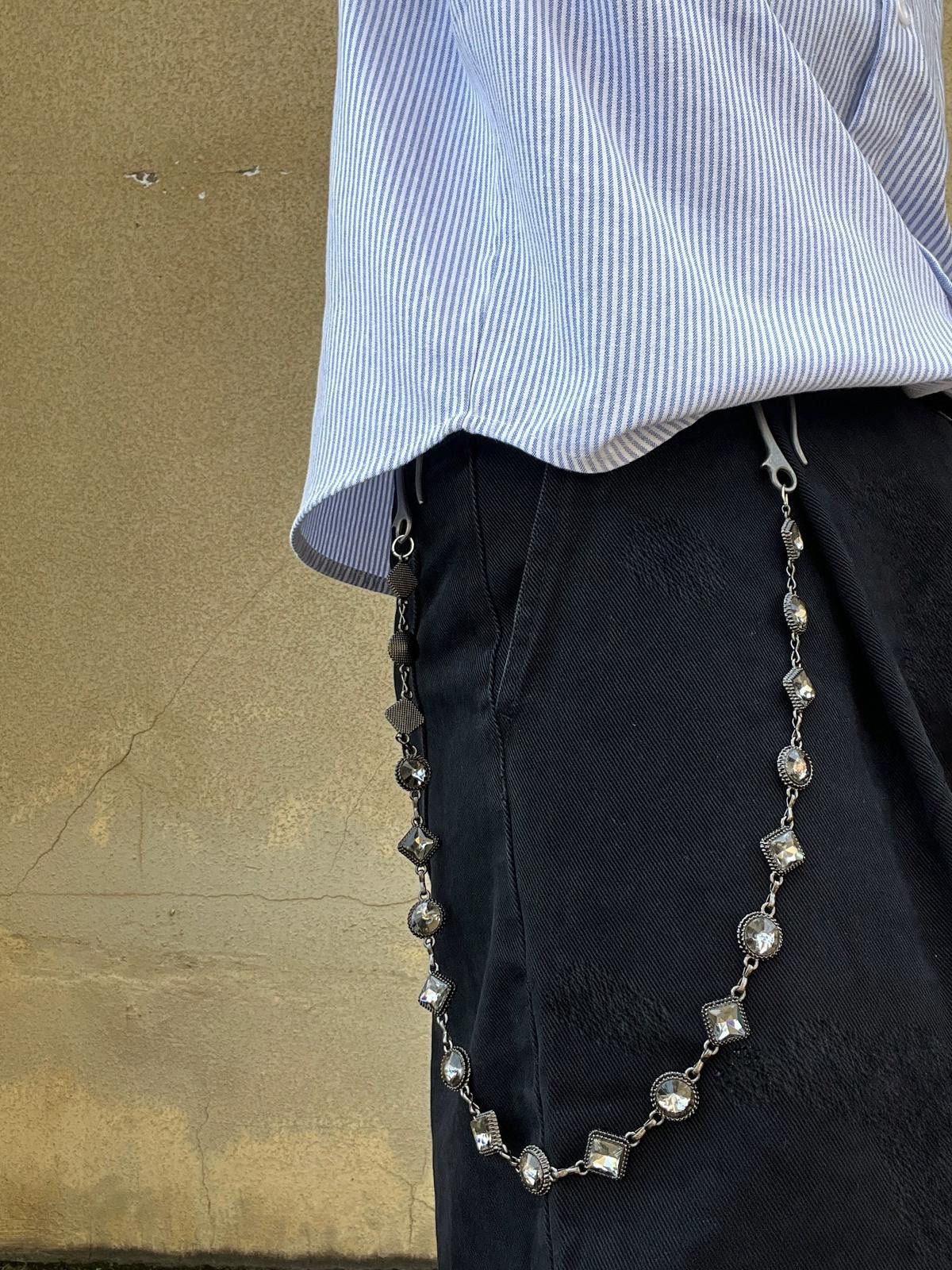 Vintage Black Beaded Chain Accessory for Menswear Size ONE SIZE - 4 Thumbnail